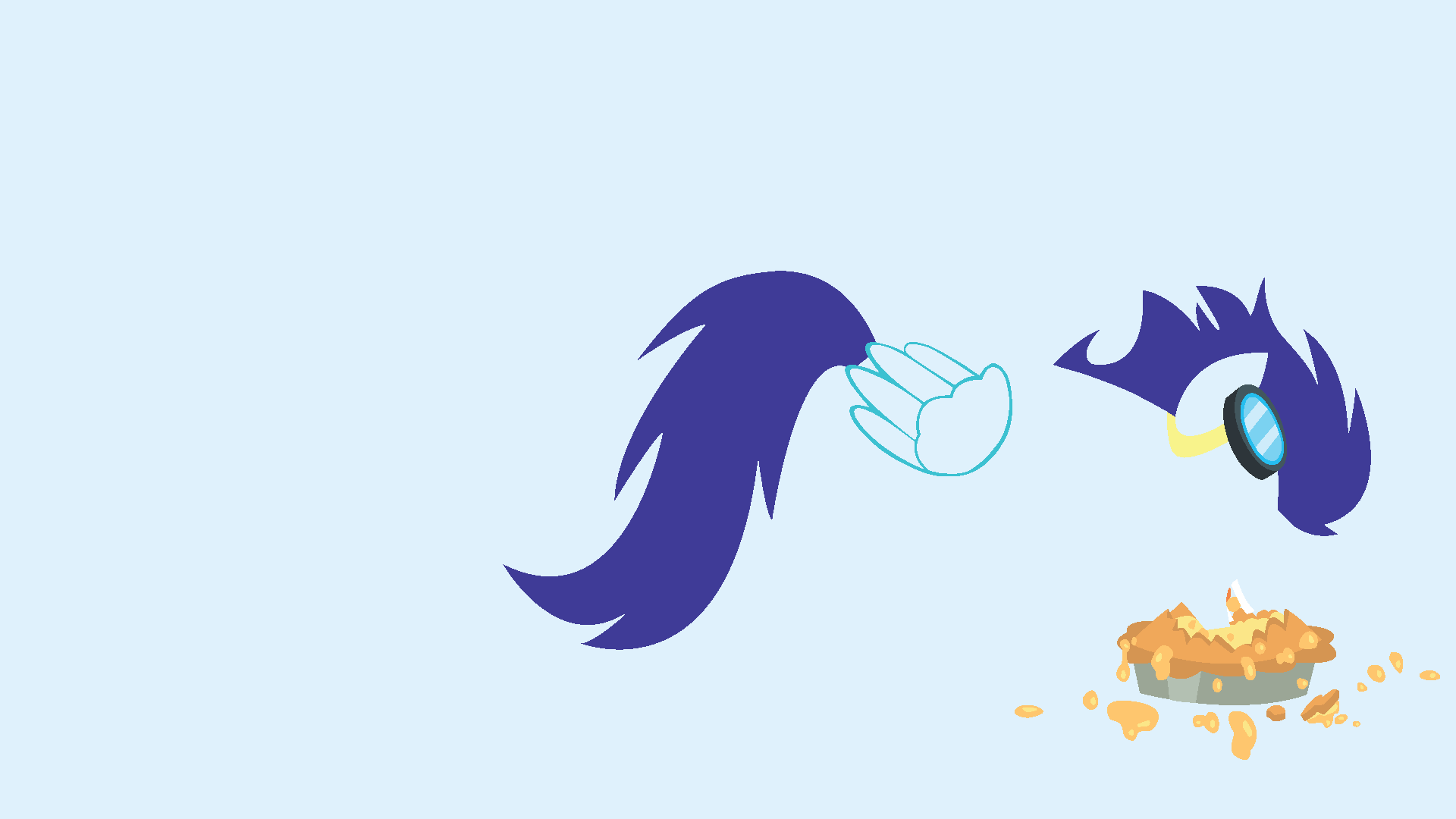 Soarin' Minimalistic Wallpaper by Kitana-Coldfire and TheRarestSpitfyre