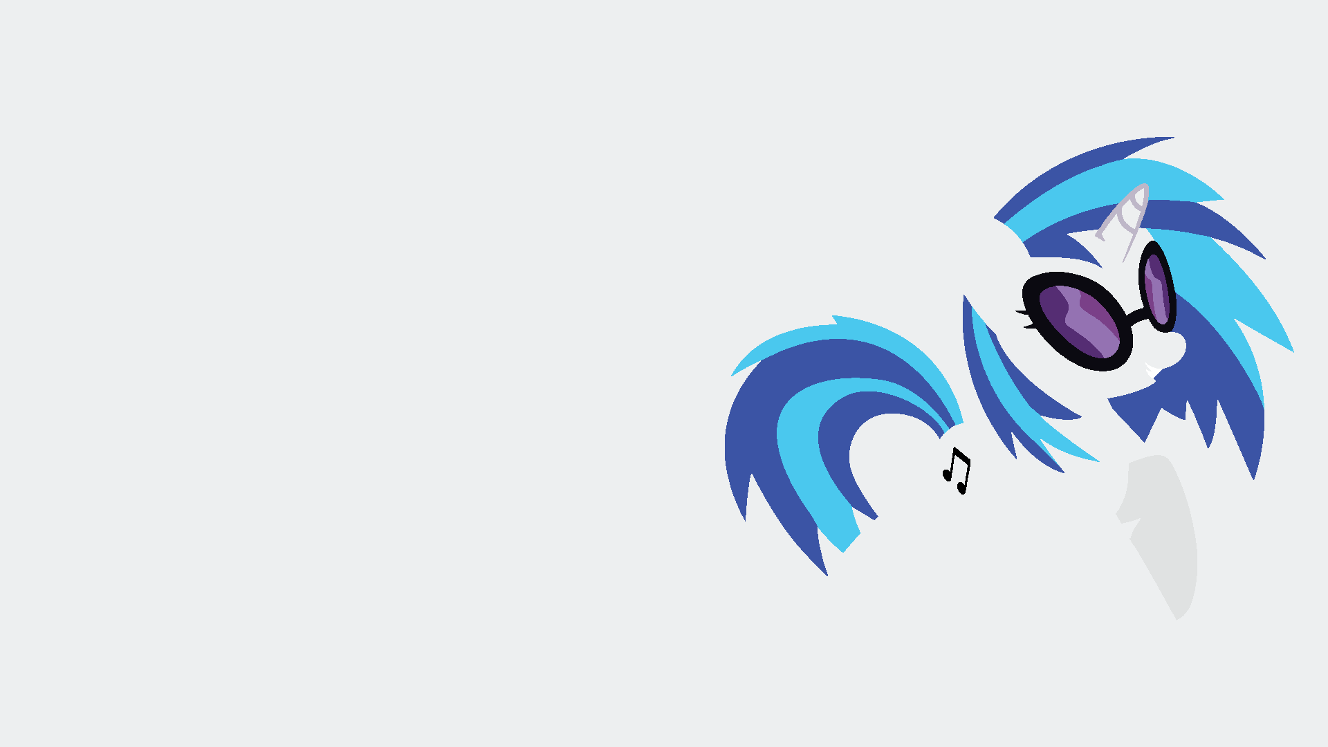 DJ Pon3 Minimalistic Wallpaper by Kitana-Coldfire and Korikian