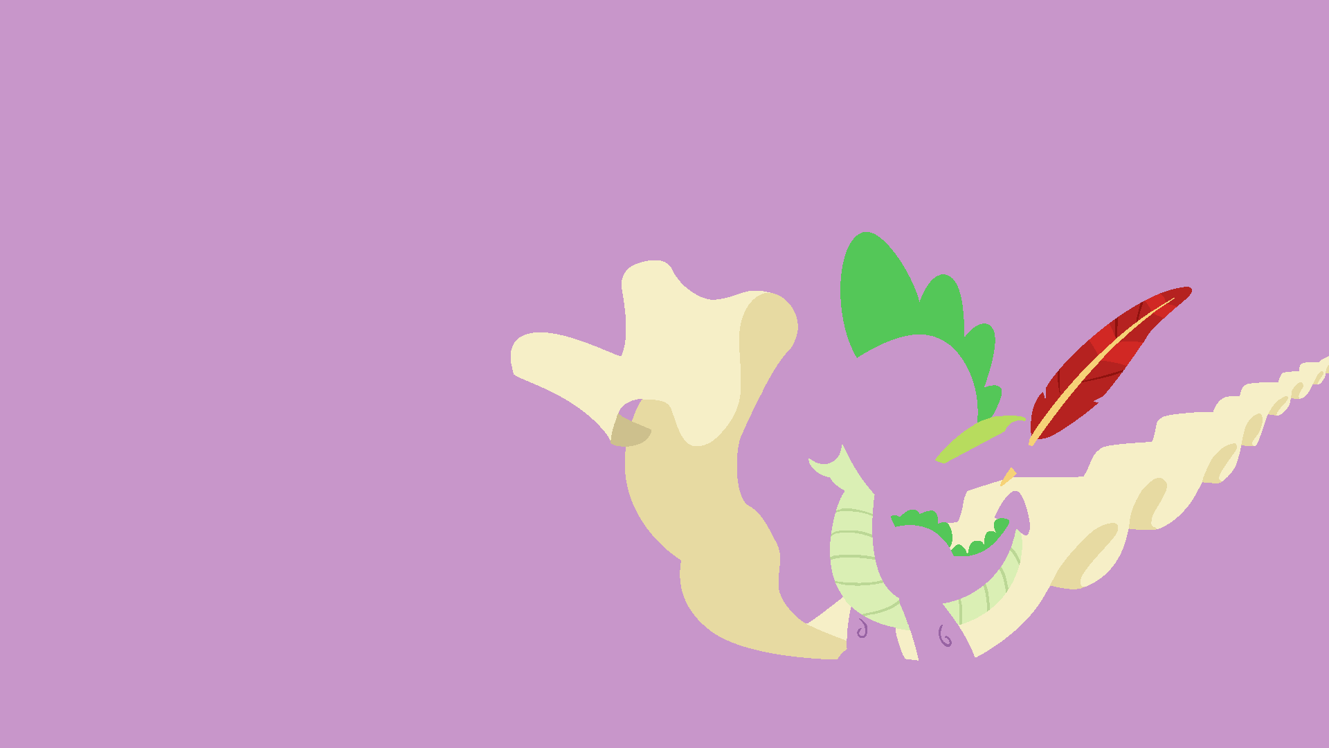 Spike Minimalistic Wallpaper by Kitana-Coldfire and SpinnyHat