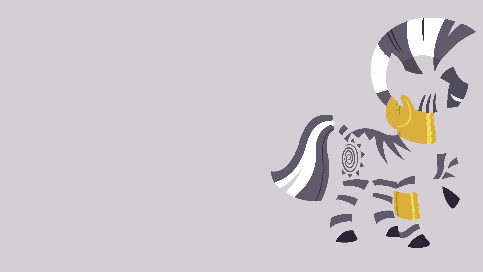 Zecora Minimalistic Wallpaper by Kitana-Coldfire and MisterLolrus