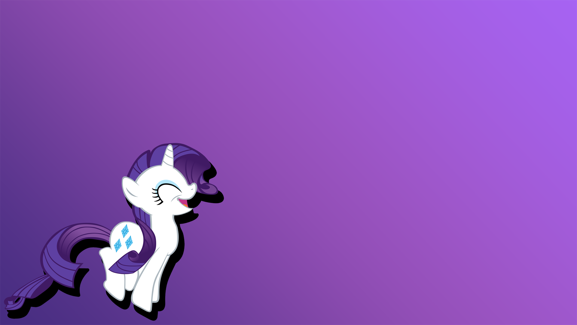 Simple wallpaper - Rarity by FknSpitfire