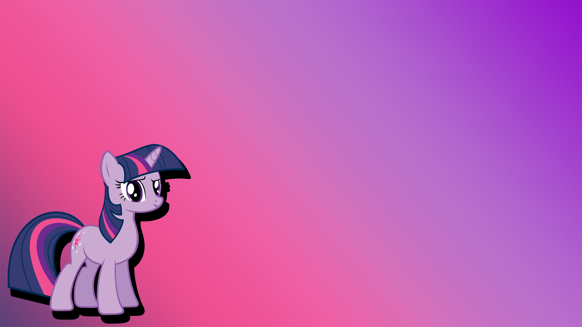 Simple wallpaper - Twilight Sparkle by FknSpitfire