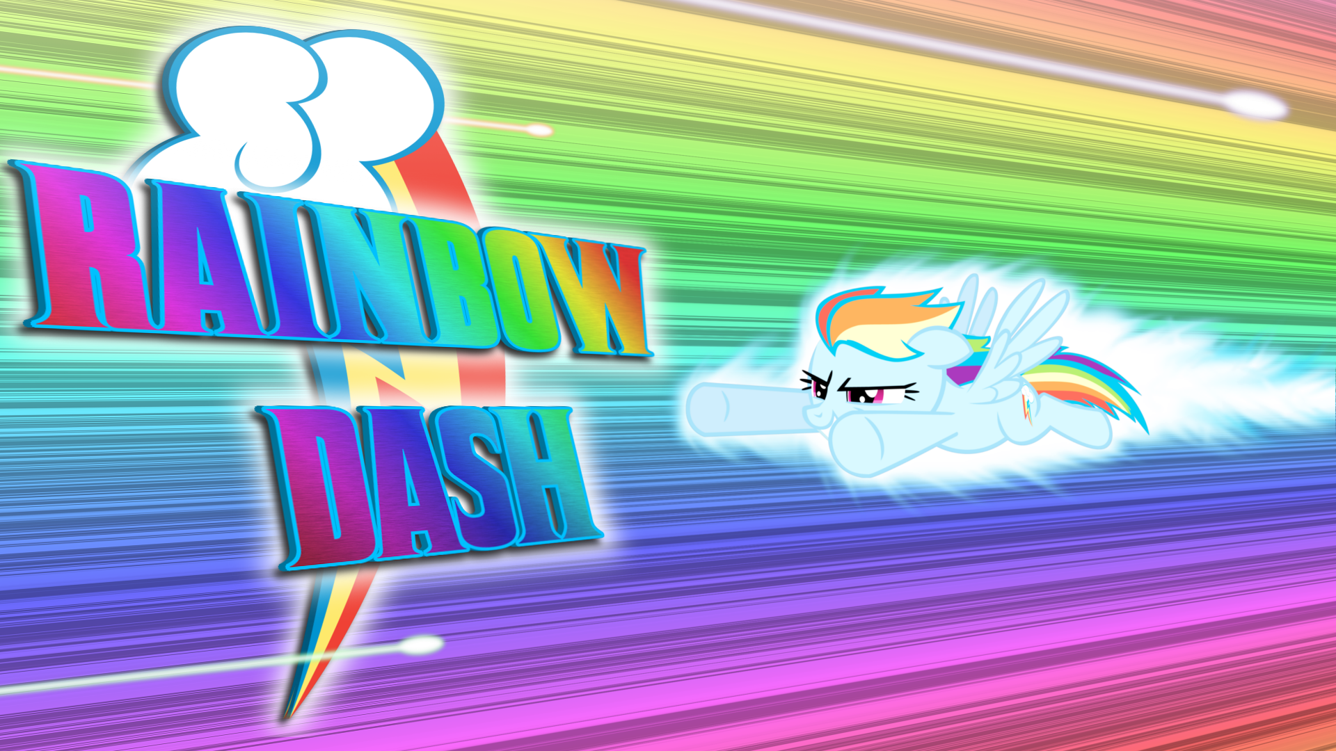 Fastest Pegasus in the World! Wallpaper by CloudshadeZer0, GuruGrendo and Tadashi--kun