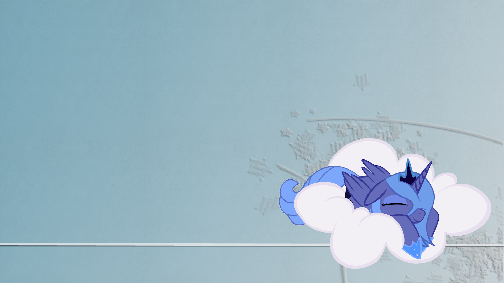 Little Sleepy Luna by ErindorStryker and MyLittleLuckyWish