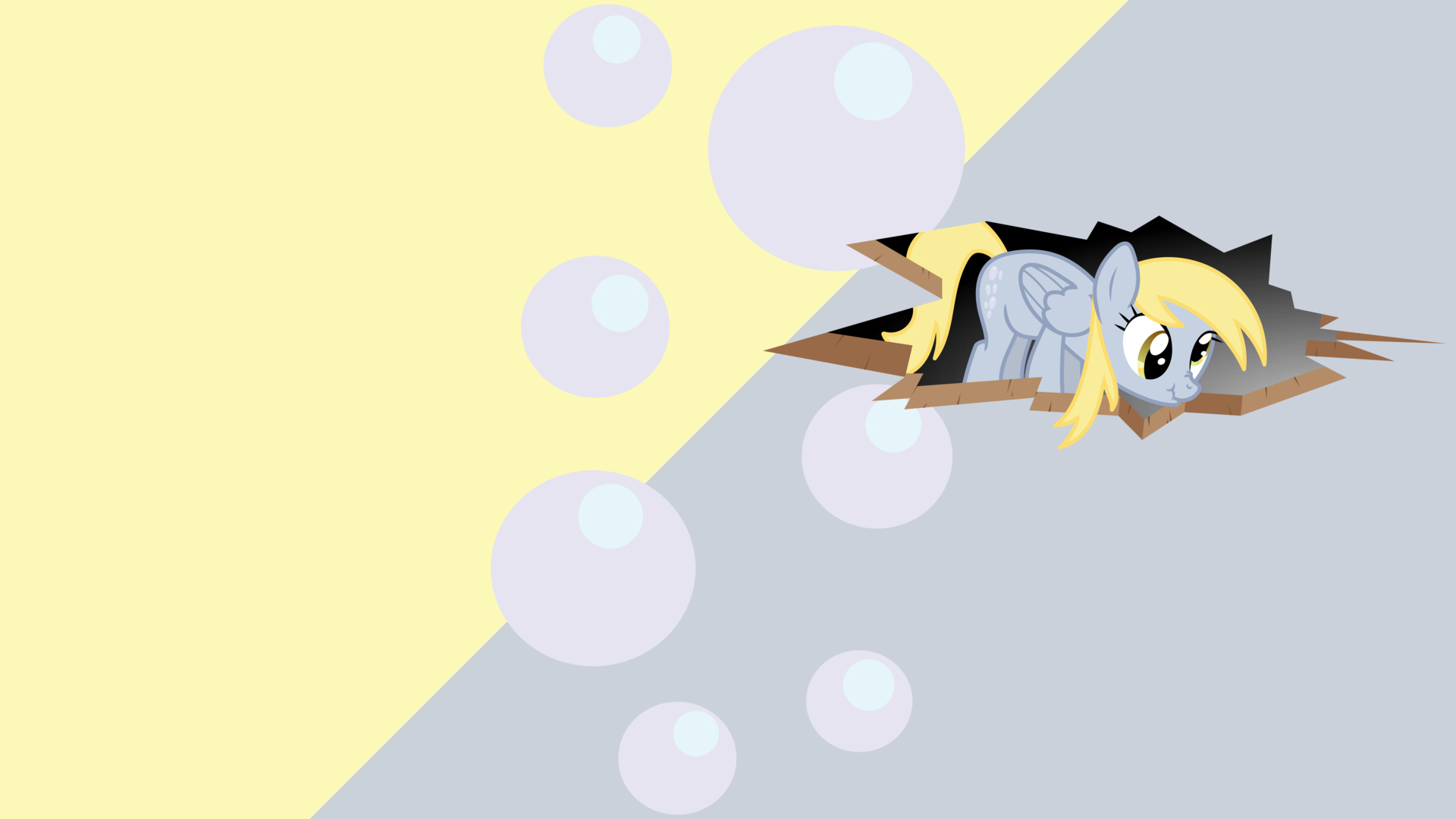 Minimalist Wallpaper 1: Derpy Hooves by ooklah, Softfang and Stormius