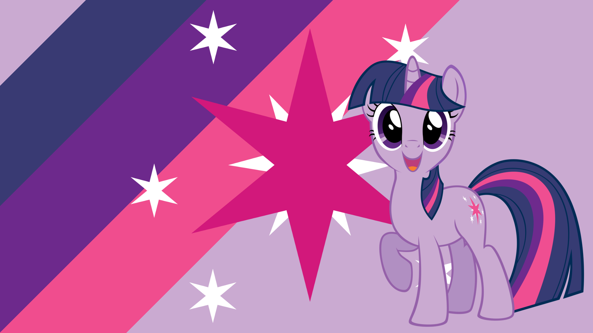 Minimalist Wallpaper 17: Twilight Sparkle by MaximillianVeers, ooklah and Softfang