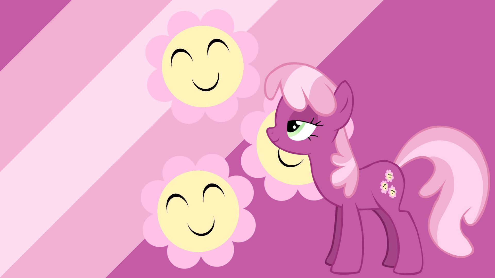 Minimalist Wallpaper 24: Cheerilee by InvaderLiz-TheCat, ooklah and Softfang