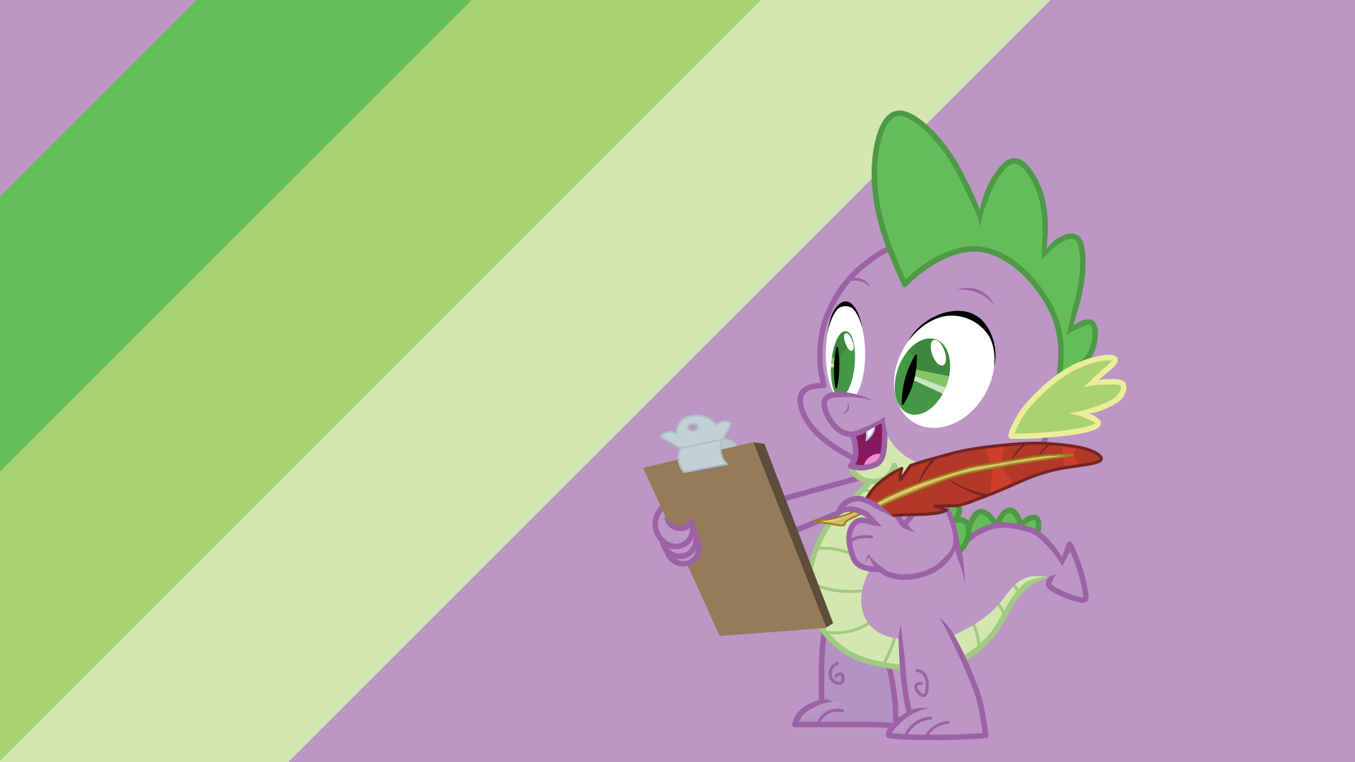 Minimalist Wallpaper 42: Spike by AxemGR and Softfang