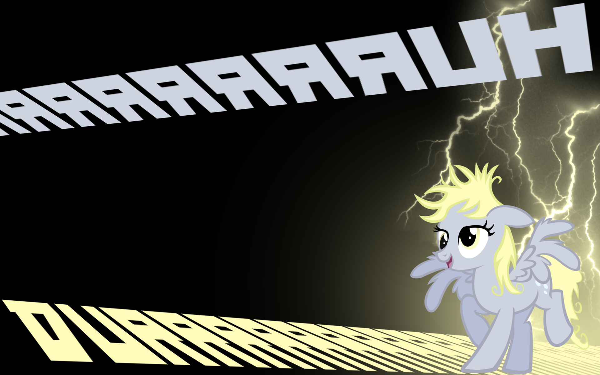 Bad derpy wallpaper by TomppaBrony