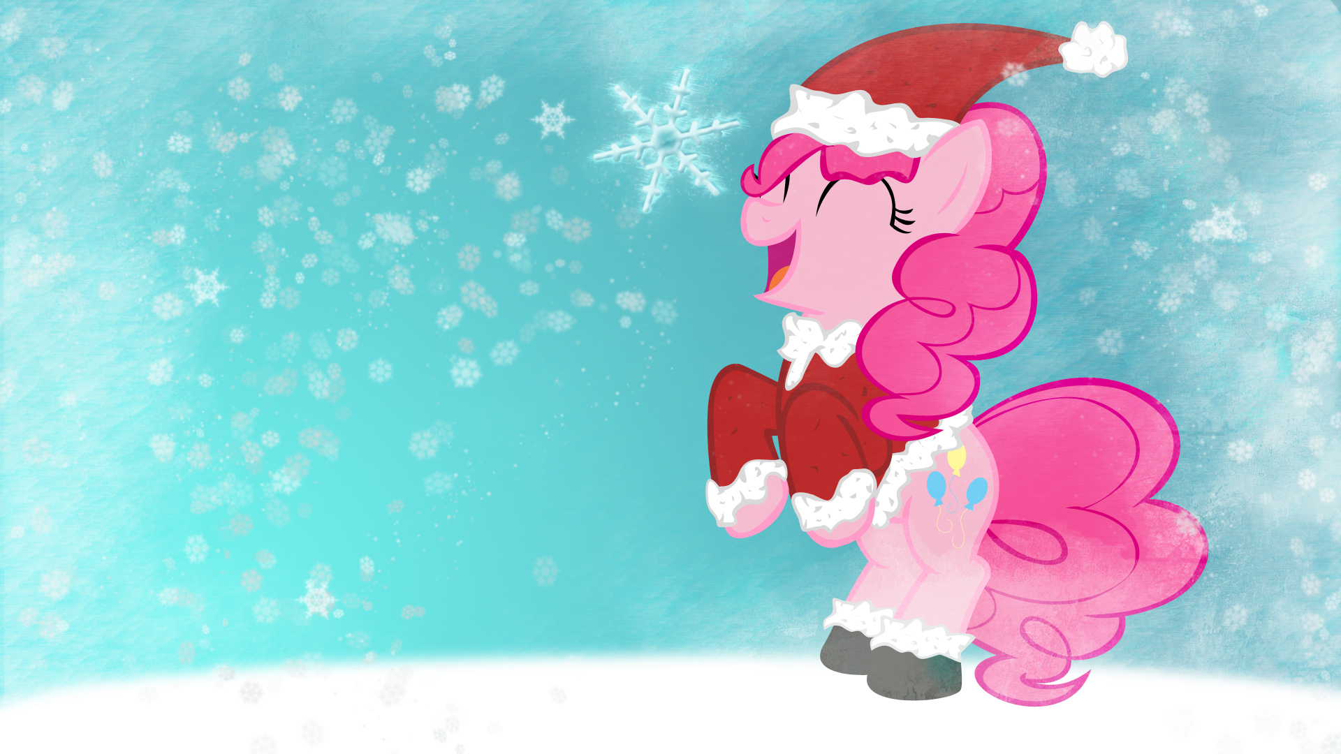 Pinkie Pie Christmas Wallpaper by LVGCombine and PhantomBadger