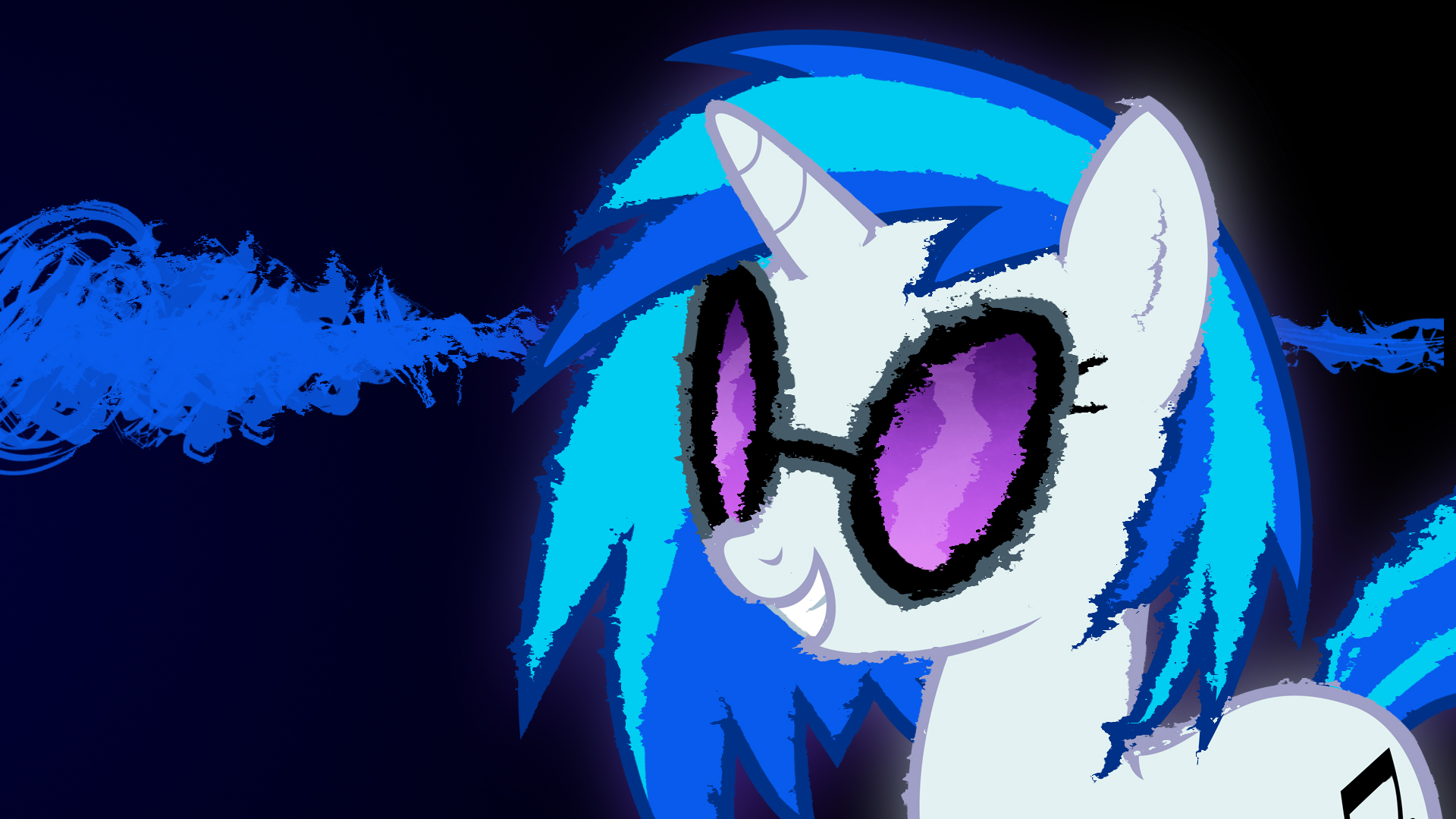 DJ-PON3 Distortion Wallpaper by MisterLolrus and PhantomBadger