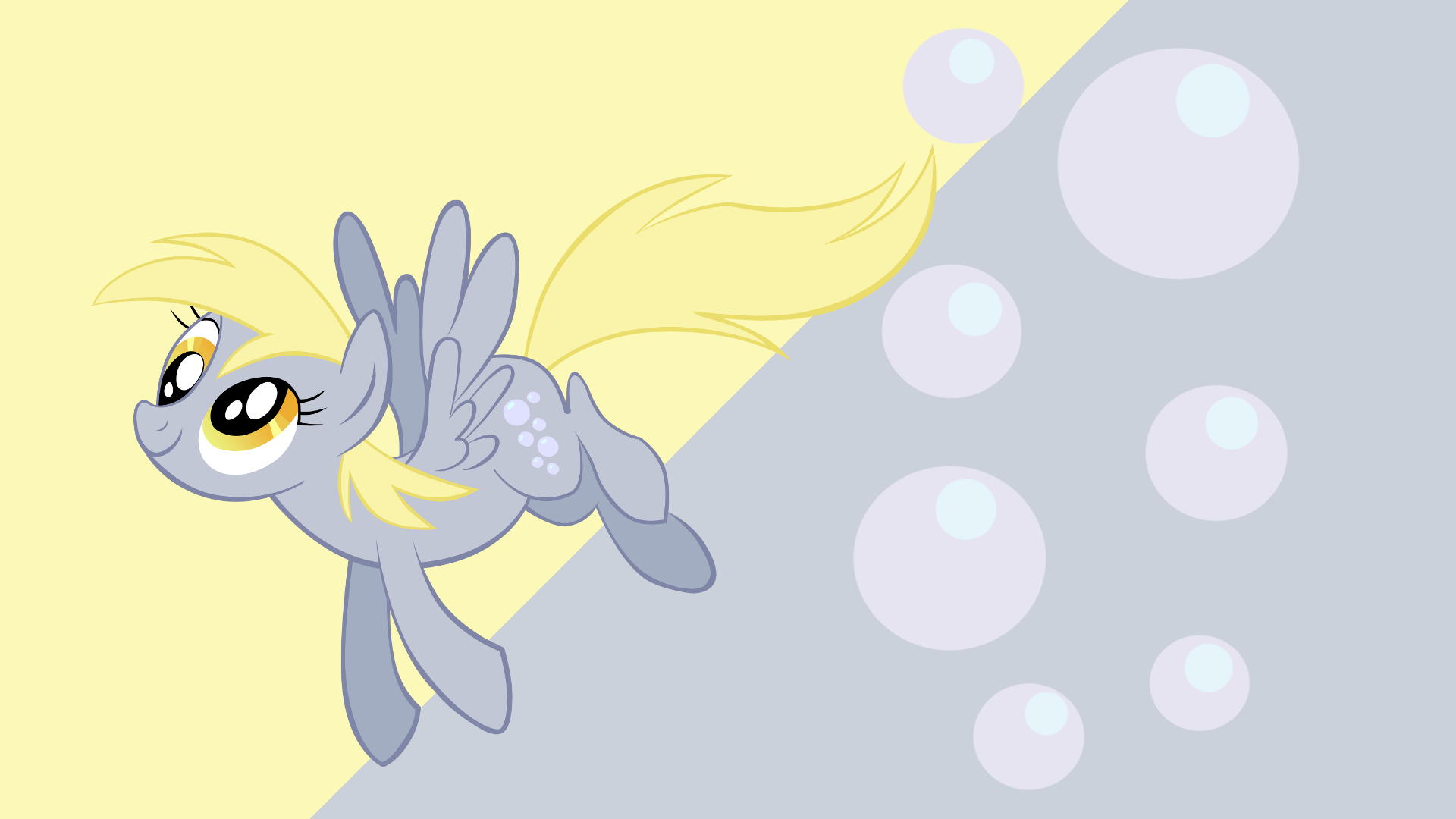 Minimalist Wallpaper 1: Derpy Hooves by ooklah, Softfang and Stormius