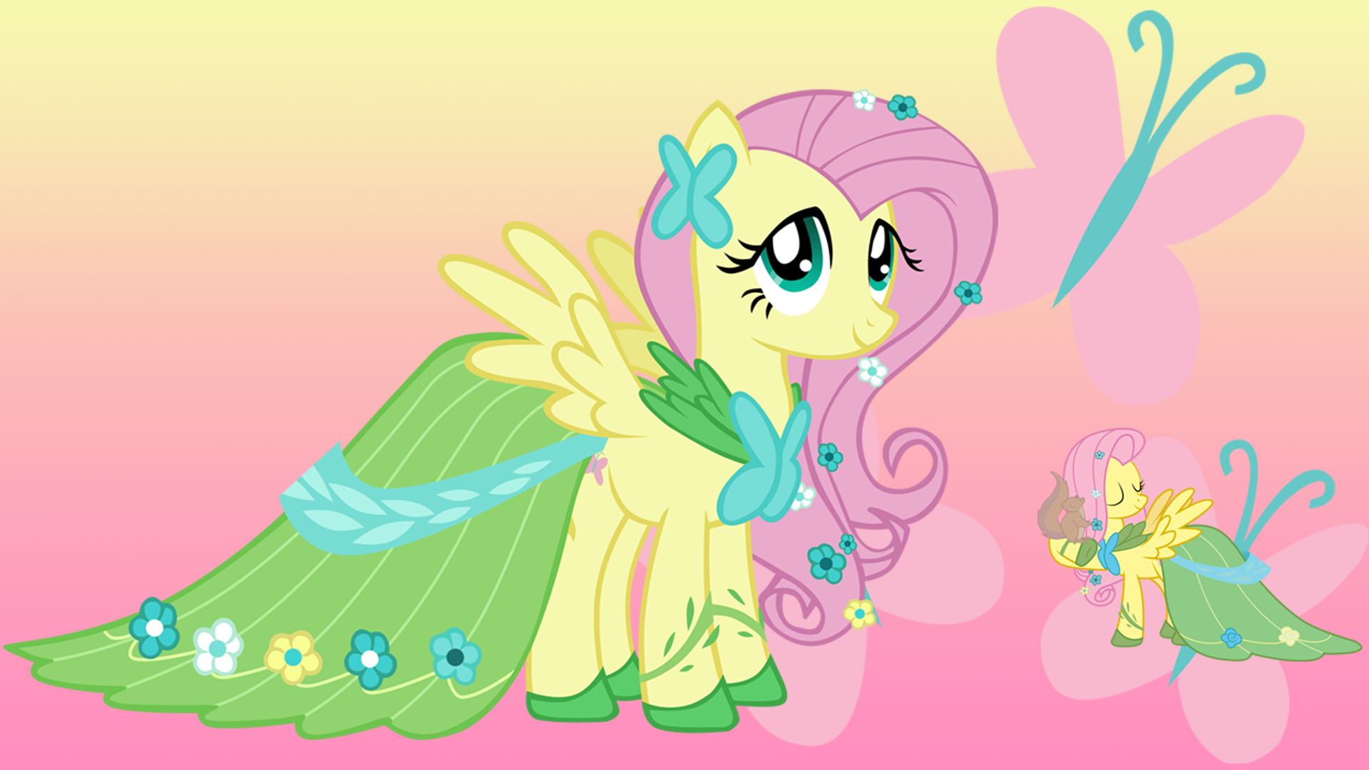 Fluttershy Background by GuruGrendo, ikillyou121, joeyh3 and tocupine