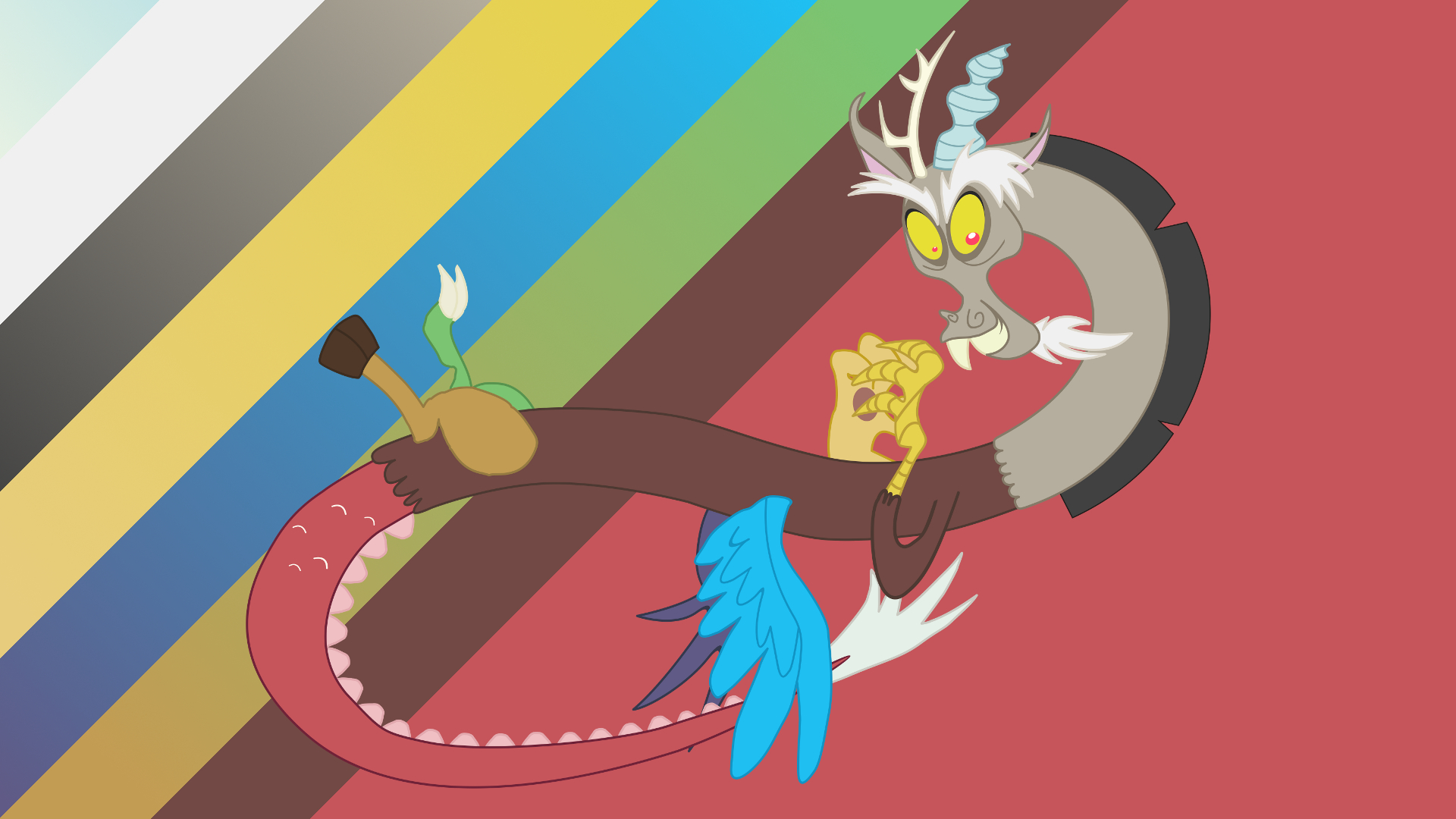 Minimalist Wallpaper 60: Discord by C-H-Loboguerrero-C and Softfang