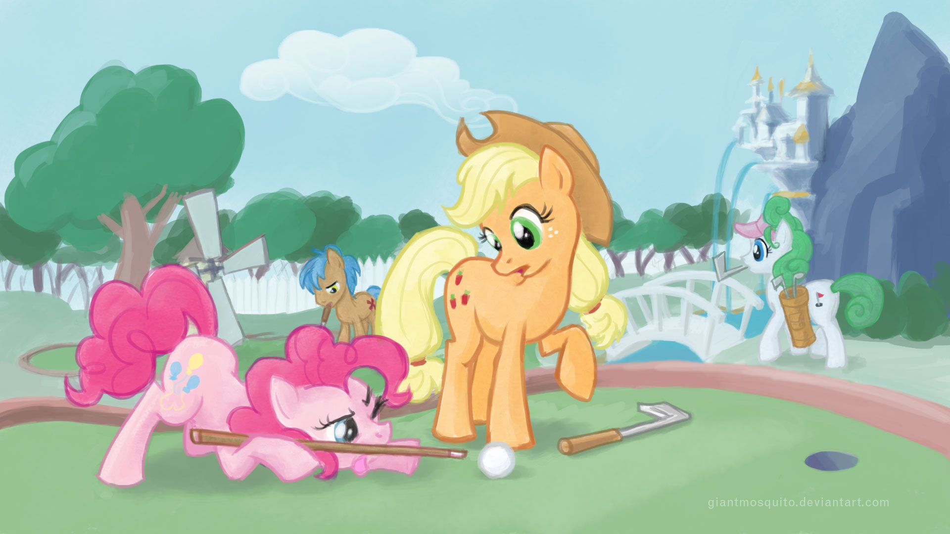 Pony mini-golf by GiantMosquito