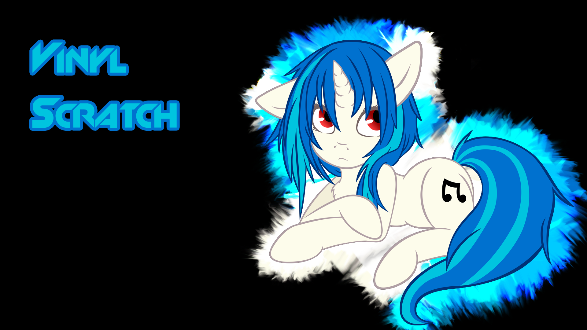 Vinyl Scratch Wallpaper by Shelmo69