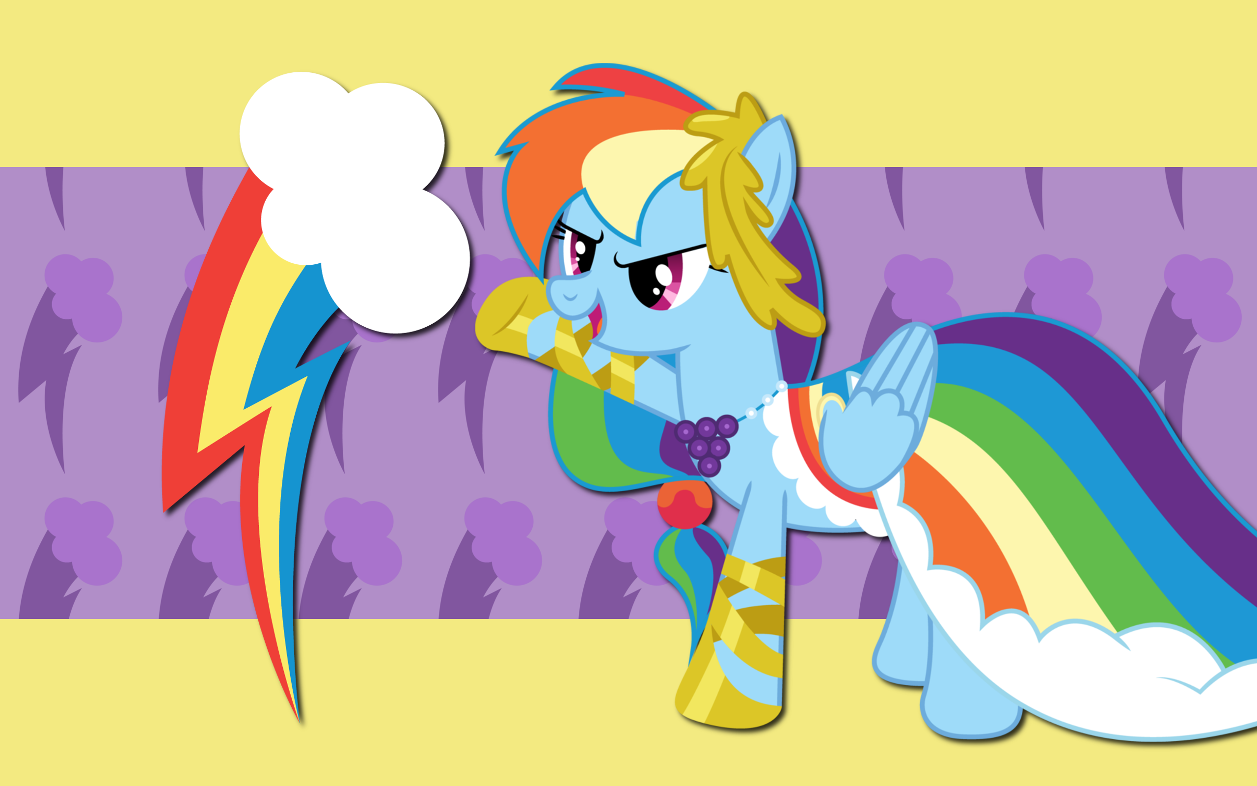 Gala Rainbow Dash WP by AliceHumanSacrifice0, goldenmercurydragon and ooklah