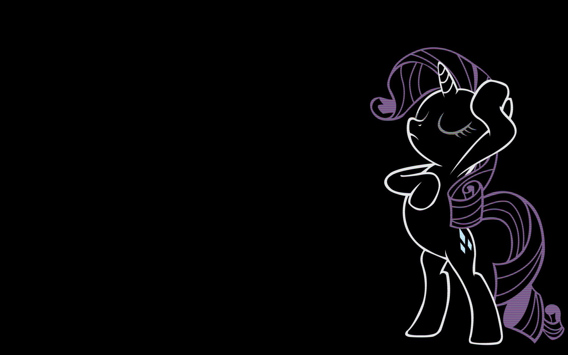 Rarity Wallpaper - Filter Test by travischan03