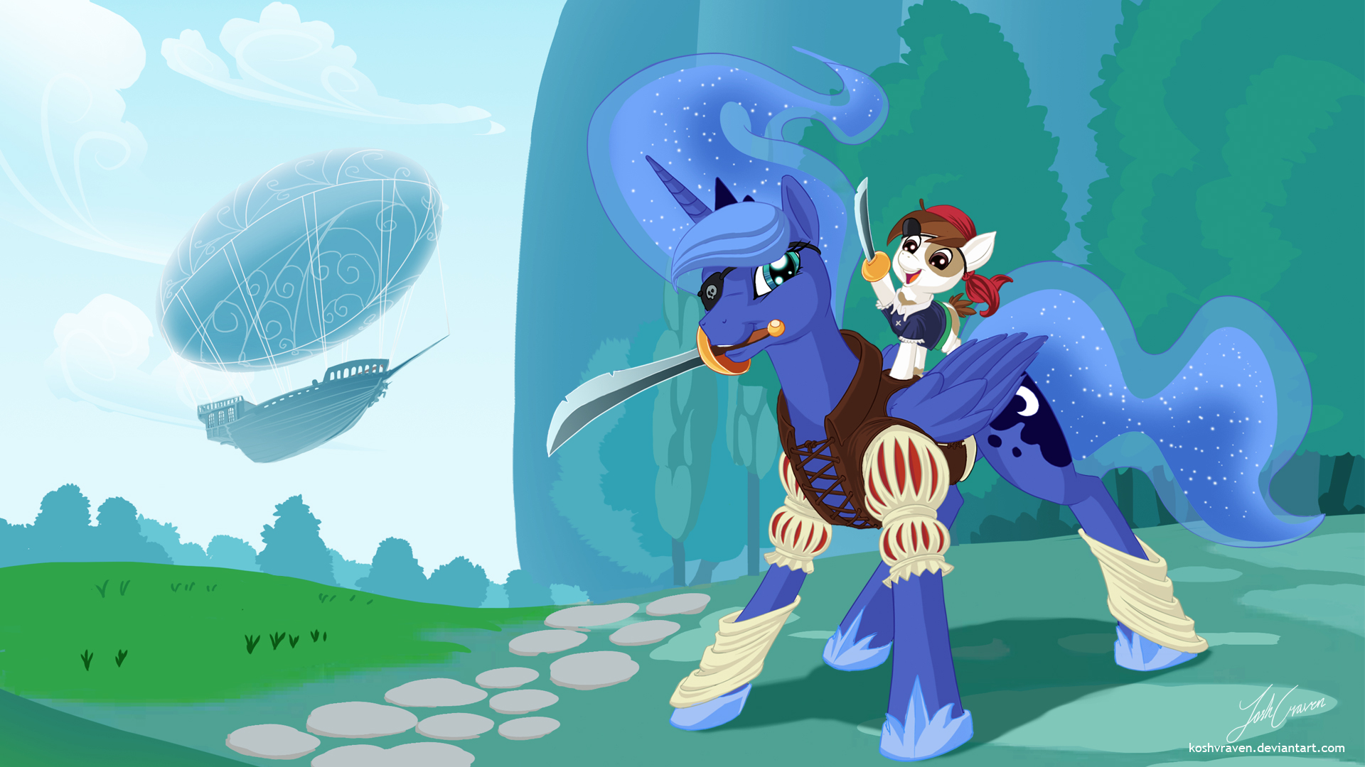Pip and Luna: Royal Privateers by JoshCraven