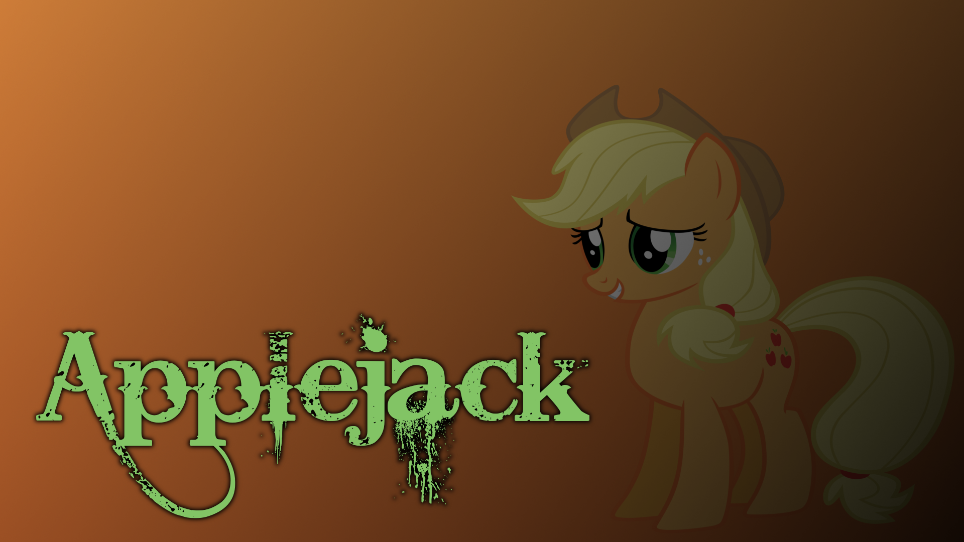 Applejack Wallpaper by Bronyvectors and NightmareAsia