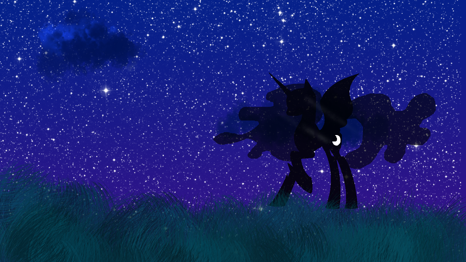 Nightmare Moon Wallpaper by MoonGazerThePony