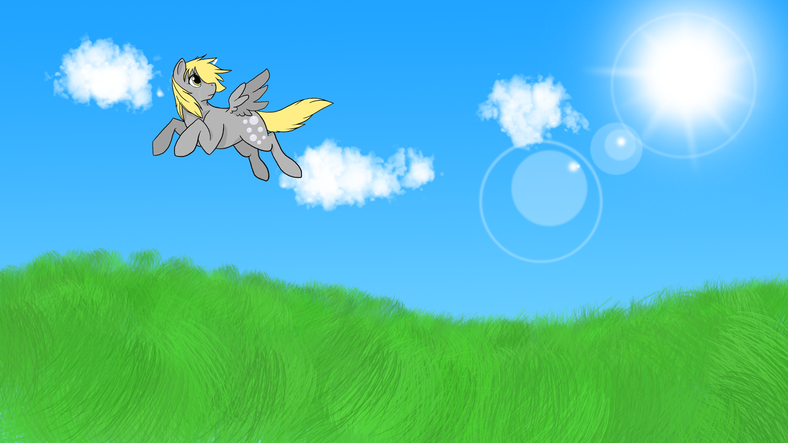 Derpy Wallpaper by Grayflower and MoonGazerThePony