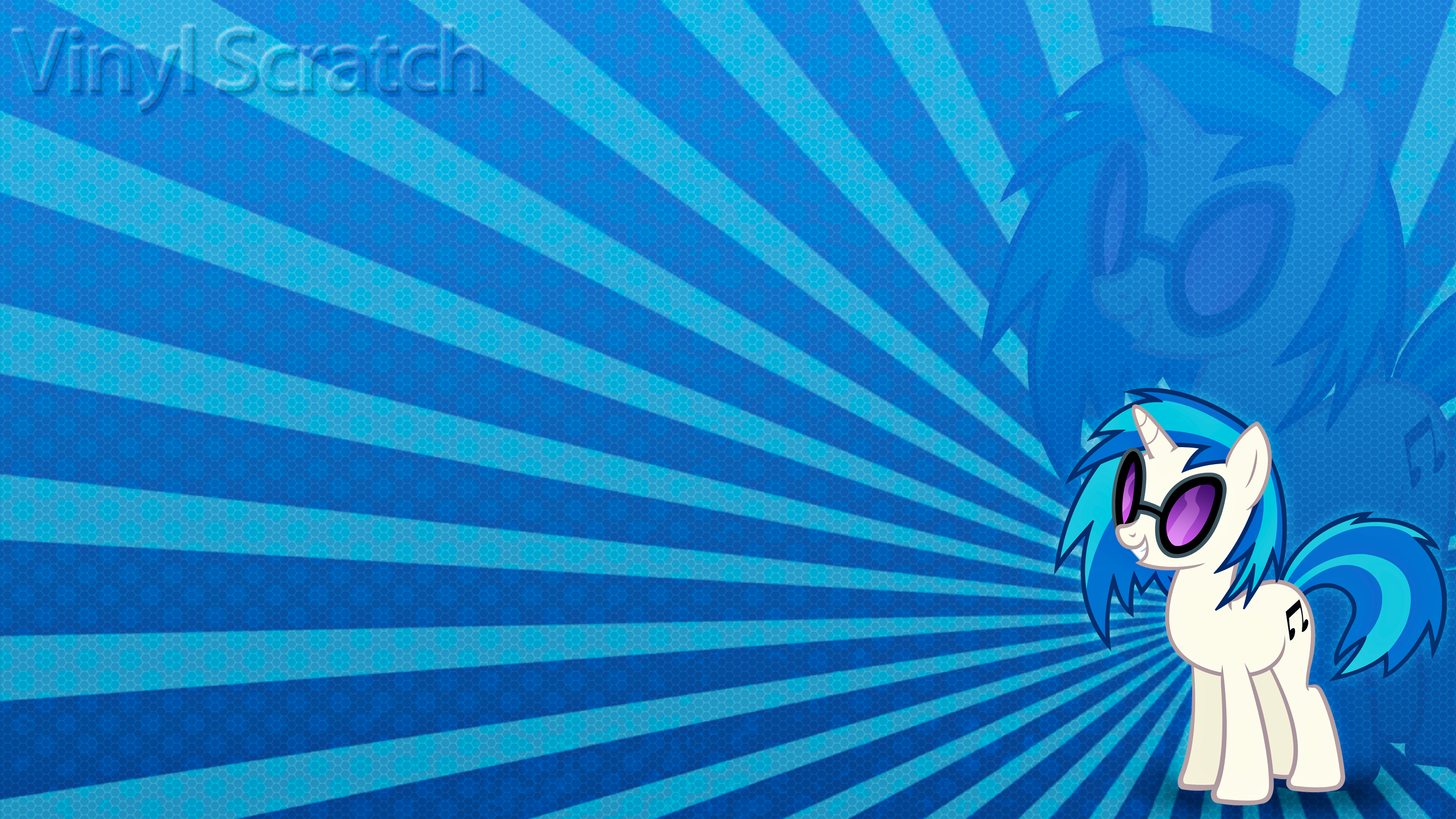 Vinyl Scratch Wallpaper by alanfernandoflores01 and MisterLolrus