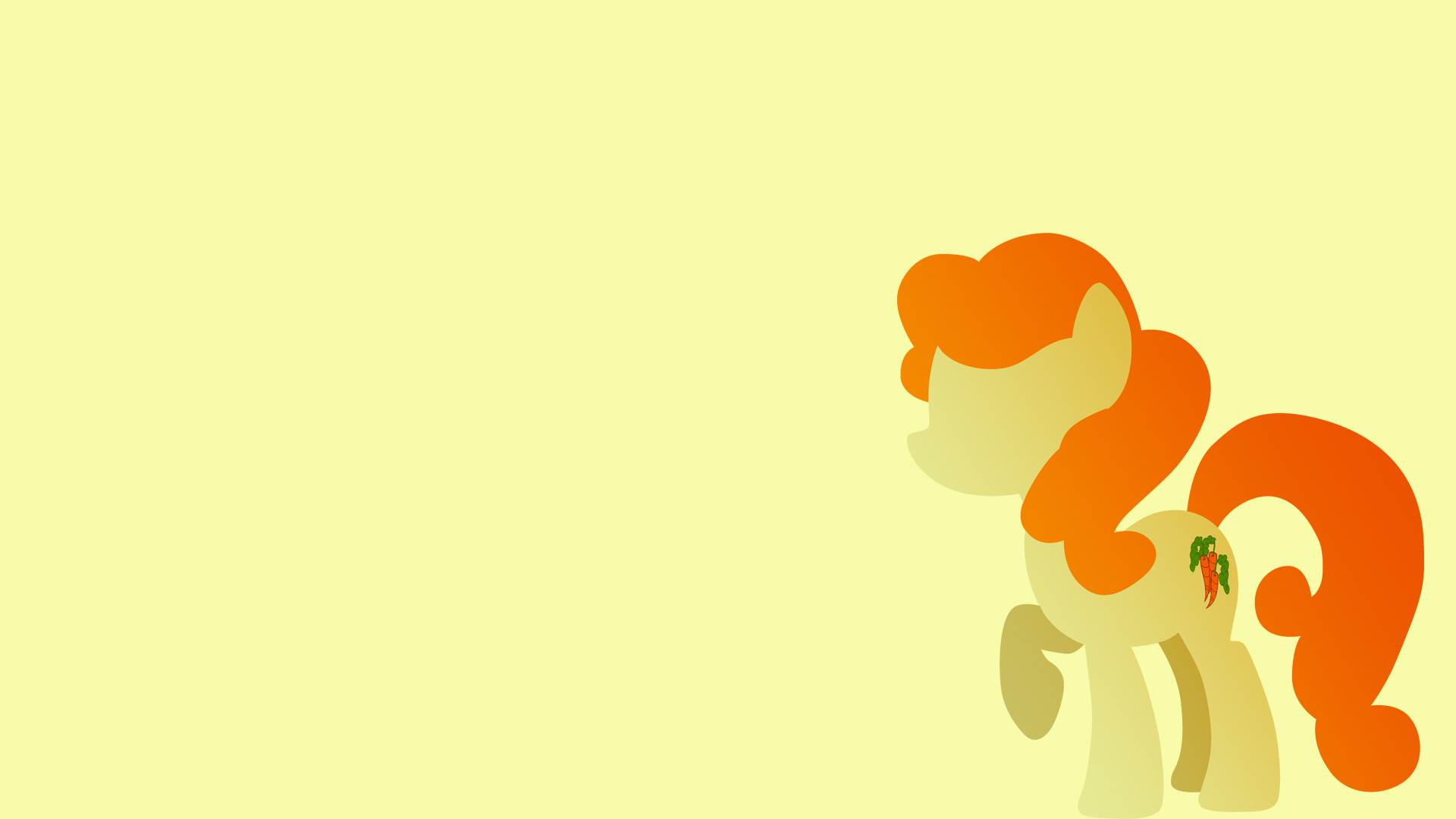 Carrot Top Desktop Background by BlissfulBiscuit and Liggliluff