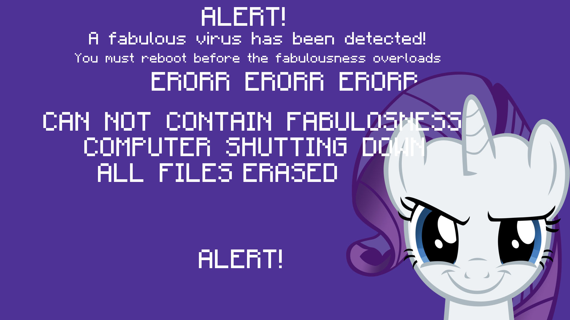 Rarity Virus by BlissfulBiscuit and jlryan