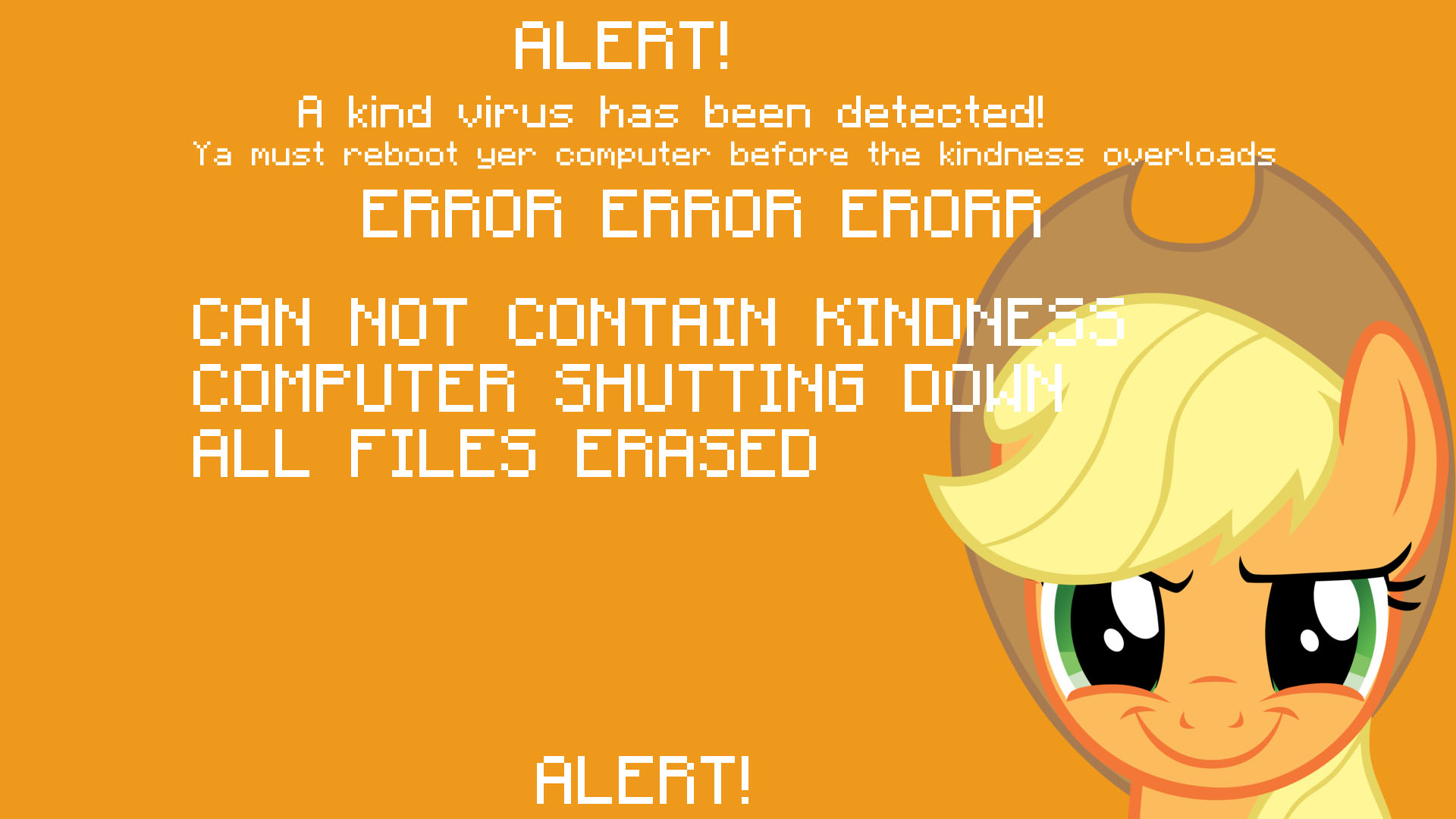 Applejack Virus by BlissfulBiscuit and jlryan