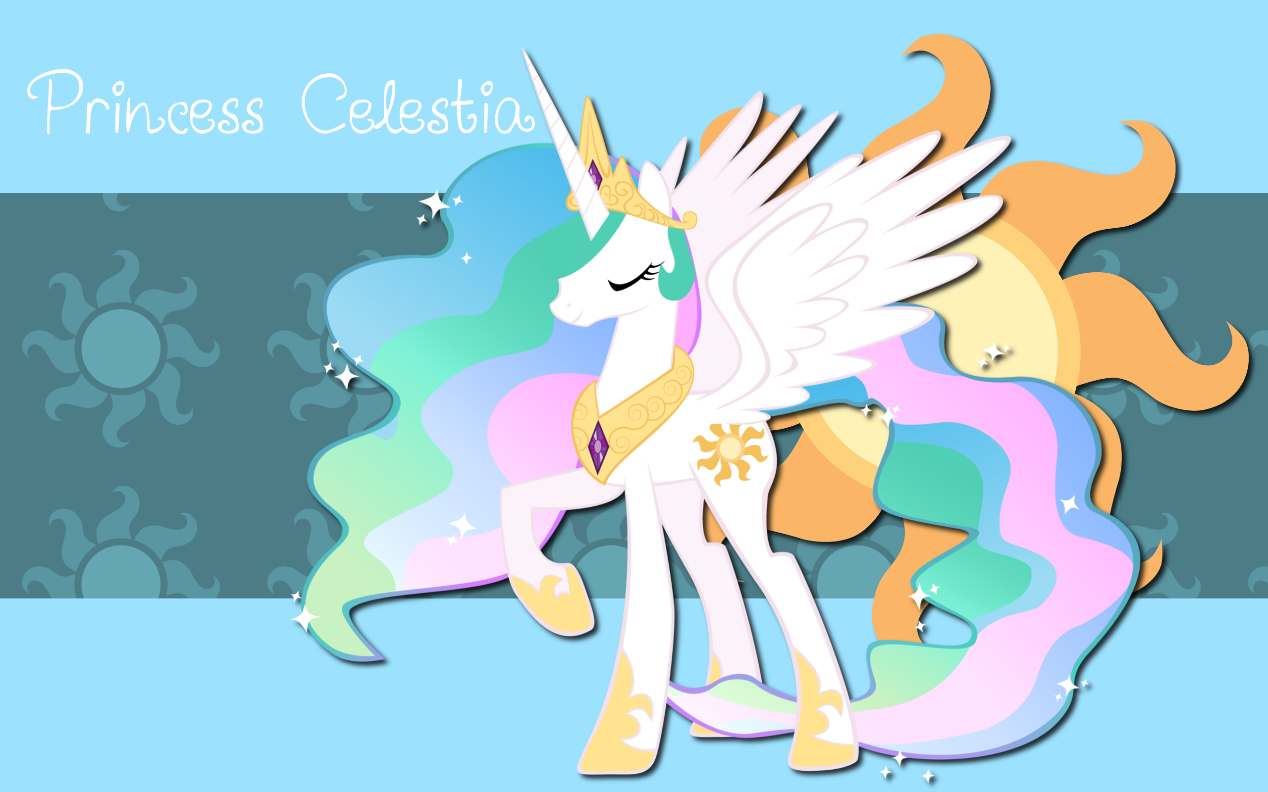 Princess Celestia WP by AliceHumanSacrifice0, Heart-Of-Stitches and ooklah