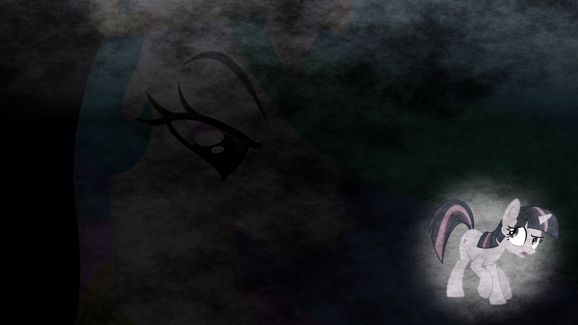 Princess Celestia Scares Twilight Sparkle - WP by Korikian and TheSharp0ne