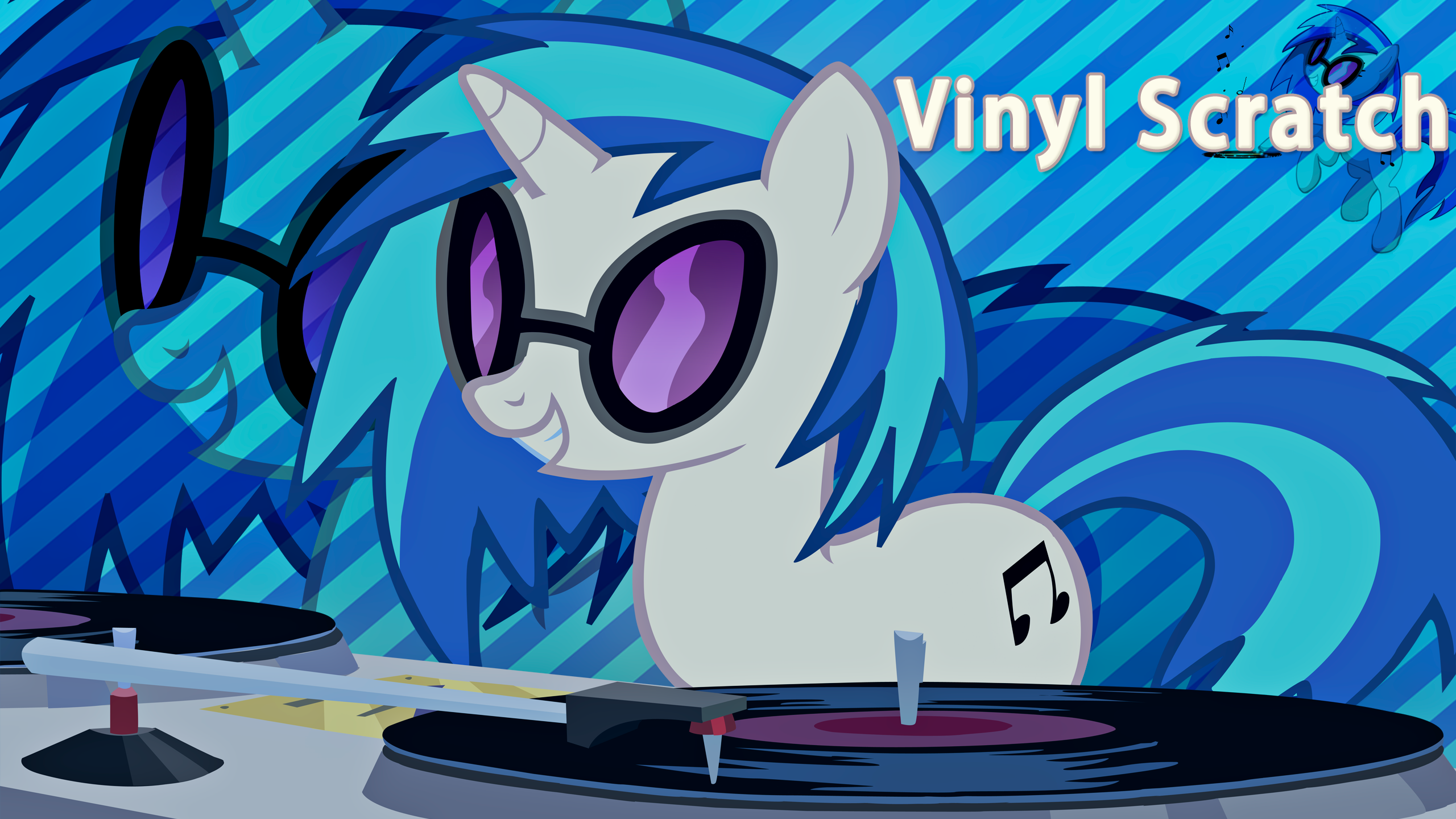 Vinyl Scratch Wallpaper by alanfernandoflores01