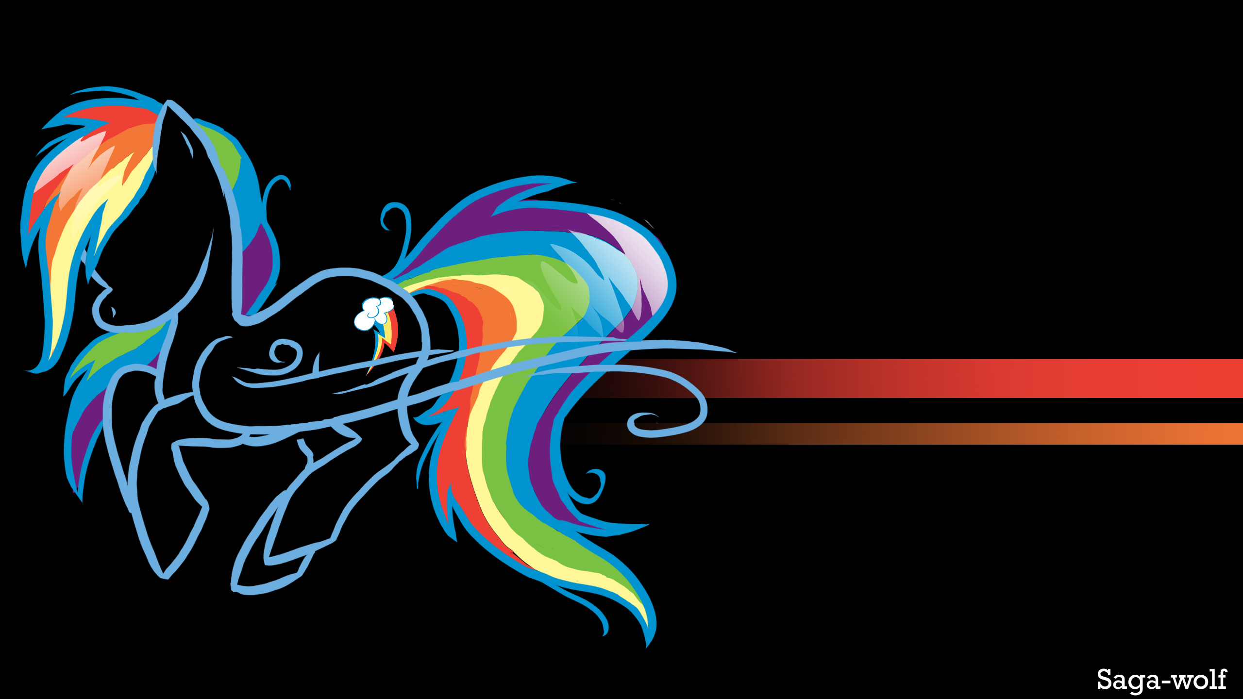 Rainbow Dash Wallpaper by Sagagramm