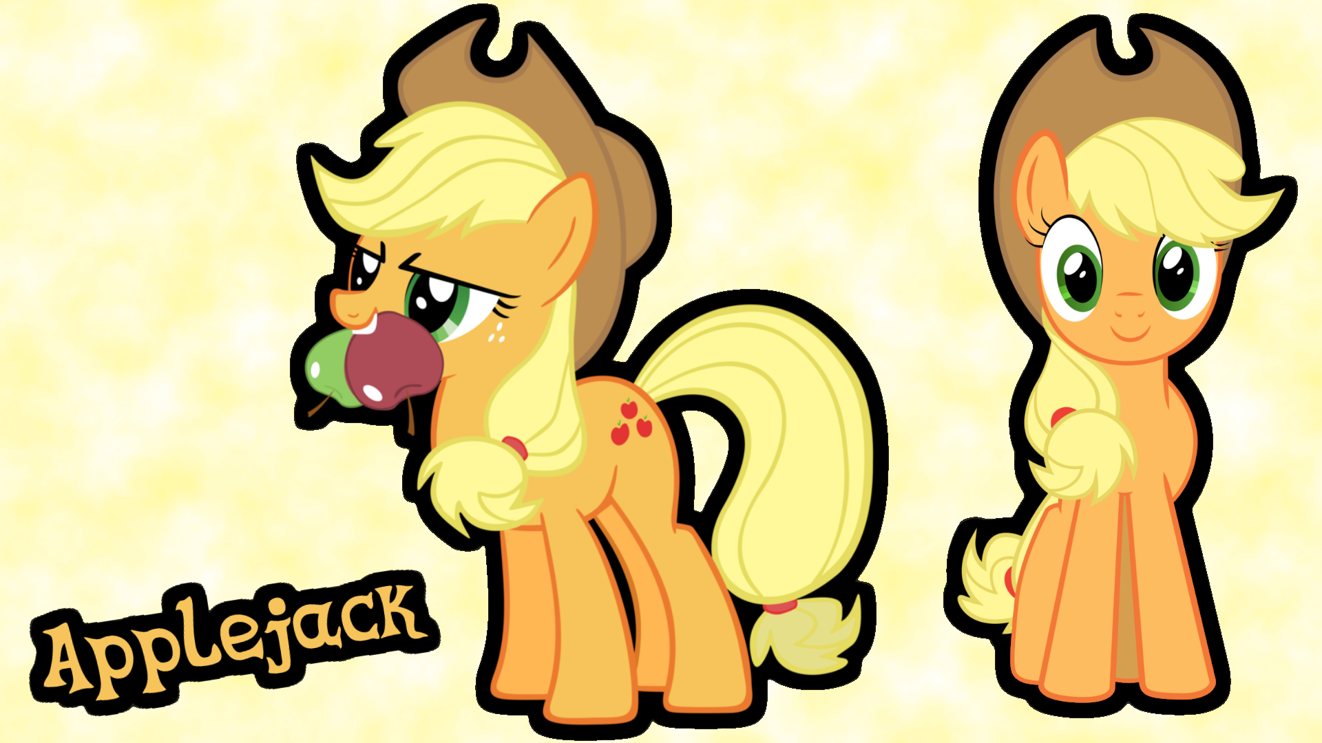 Applejack Wallpaper by IocainePower, jrrhack and stewartisme