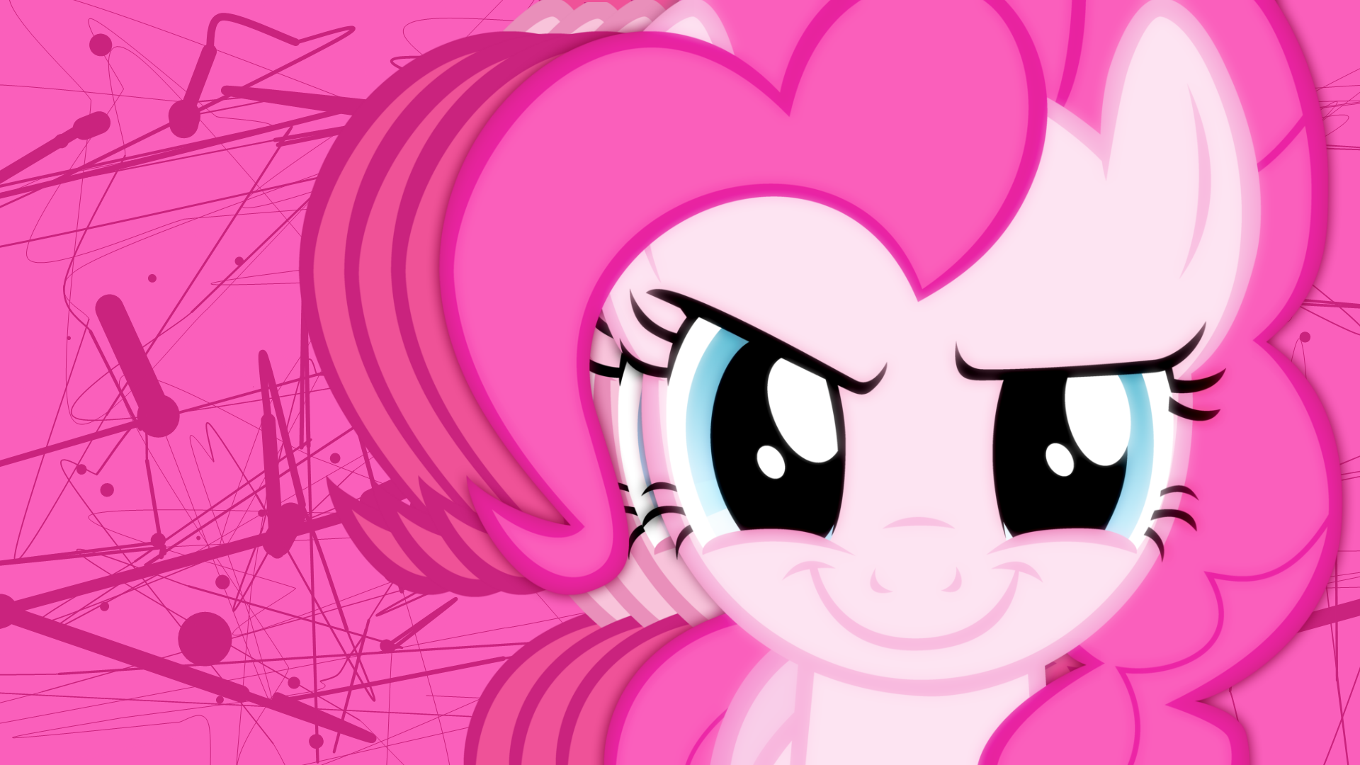 Pinkie Pie Splat Wallpaper by CptOfTheFriendship and stewartisme