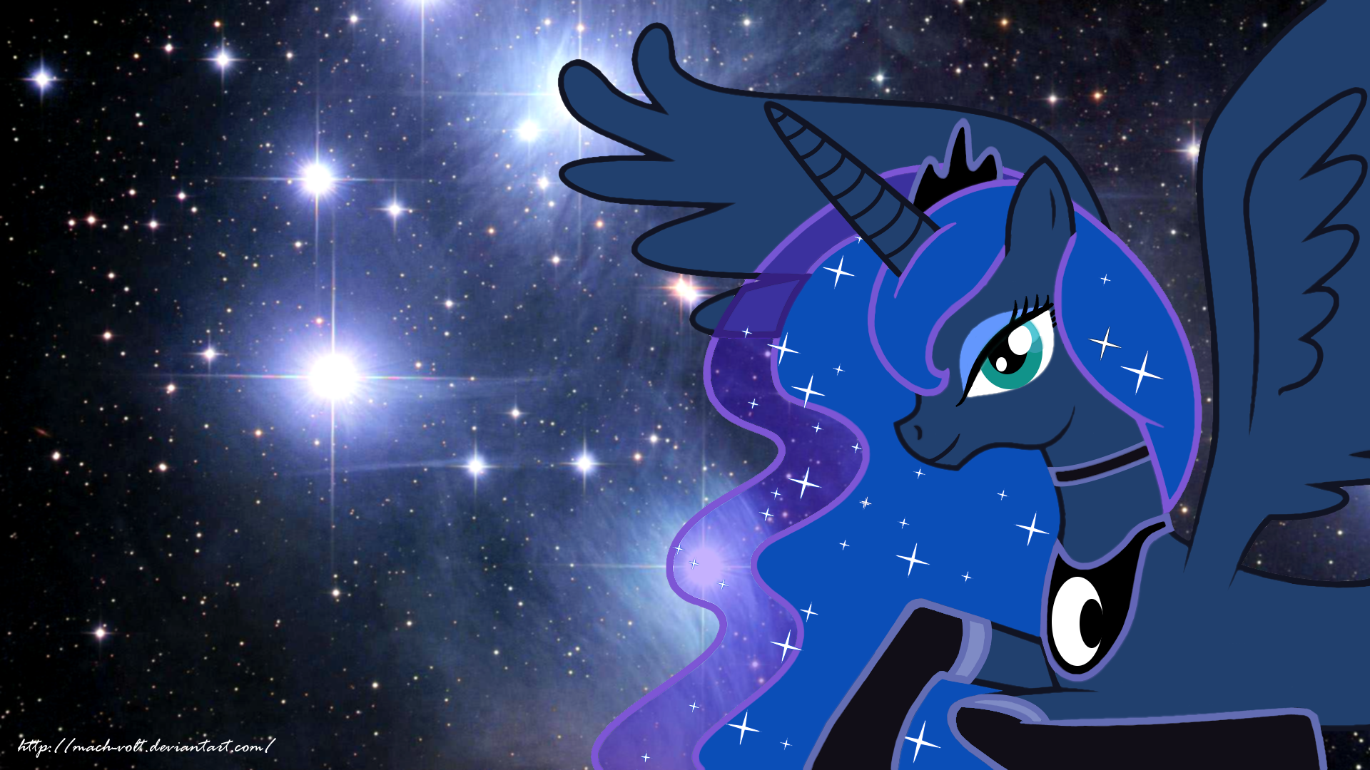 Wallpaper - Princess Luna by Mach-Volt