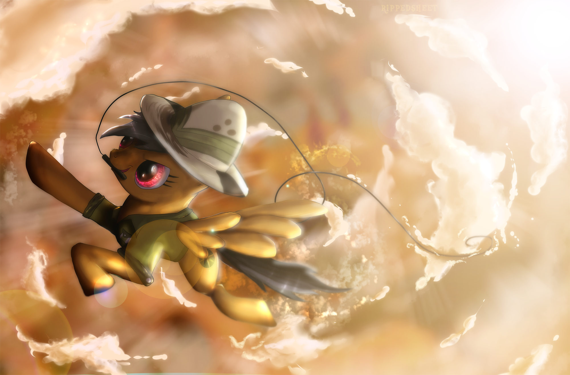 Daring Do - fly! by RippedSheet