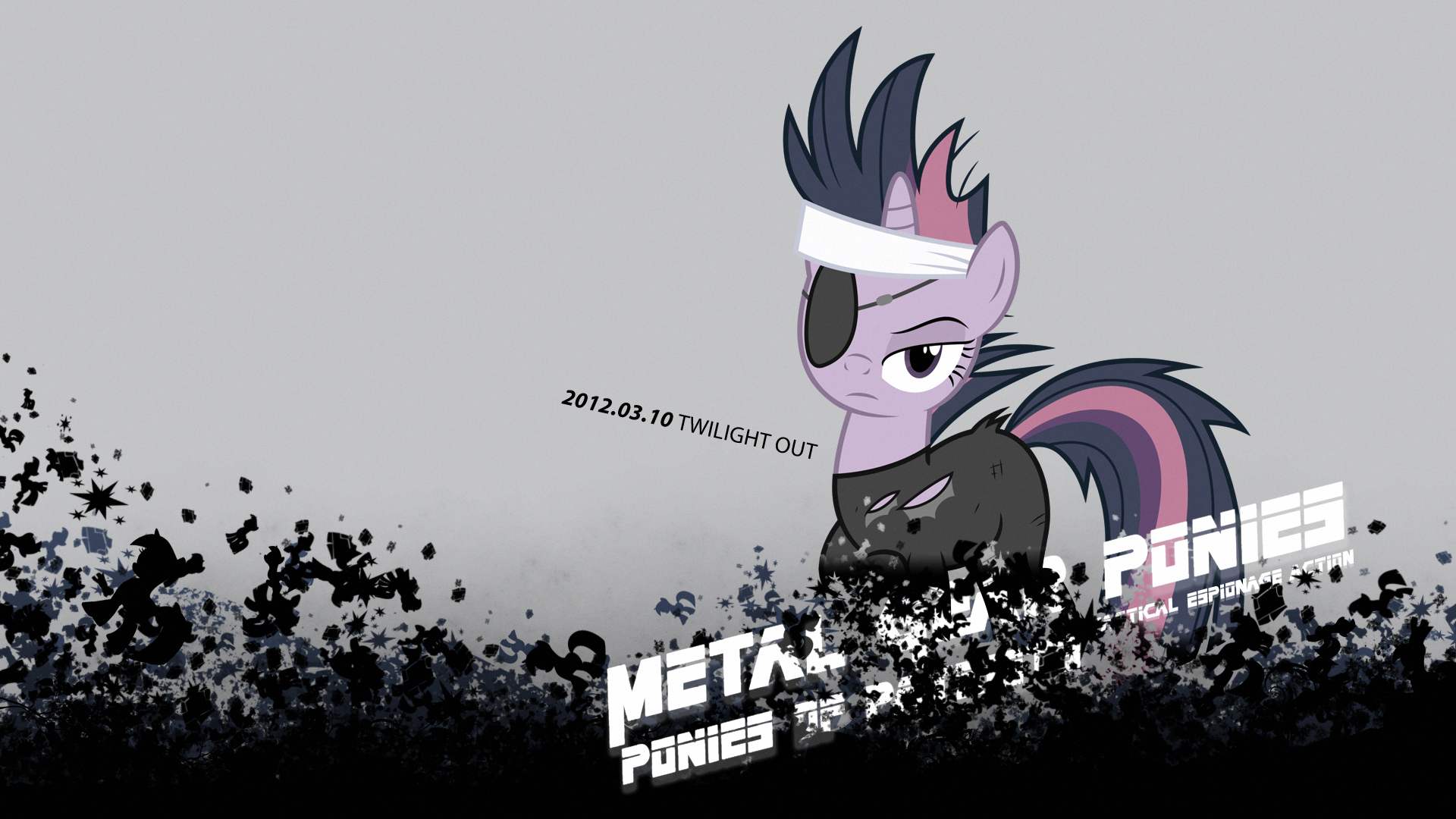 Metal Gear Ponies : Ponies of Patriots ~Wallpaper by Mackaged and ZuTheSkunk