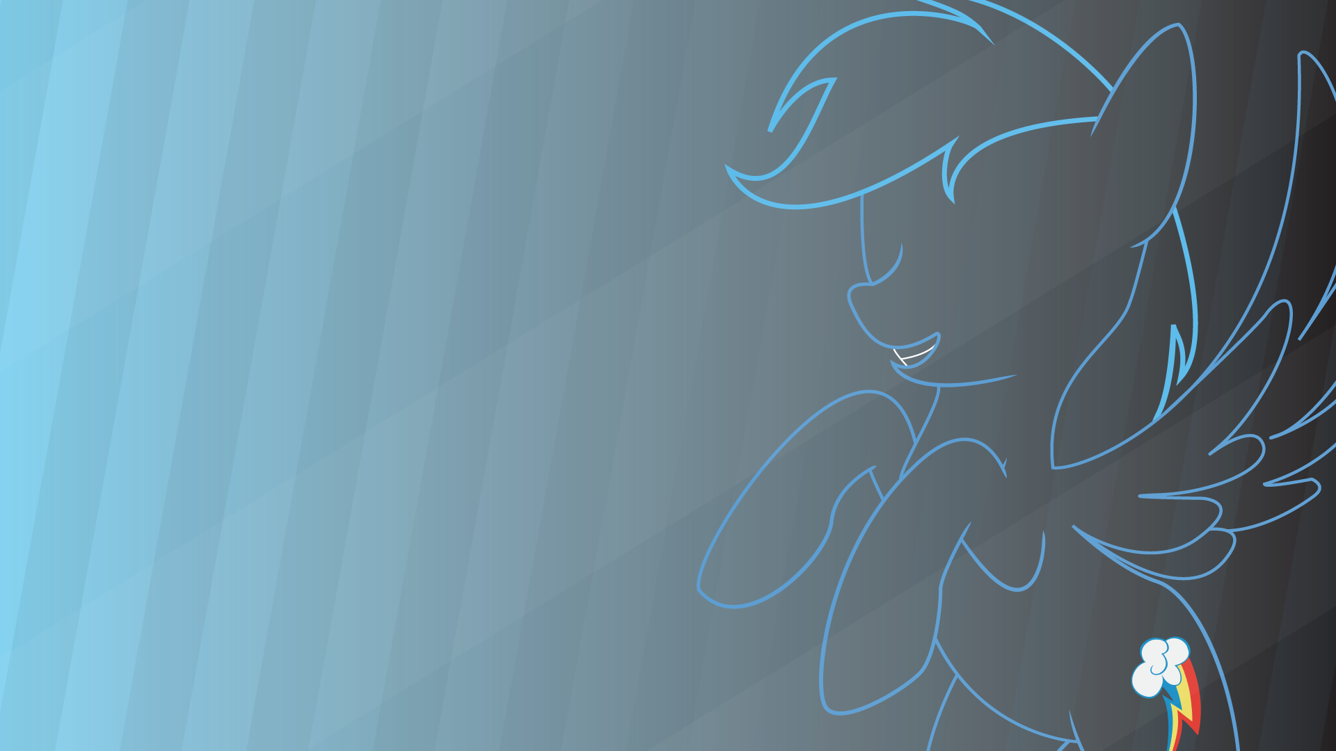 Rainbow dash - wallpaper by robojot