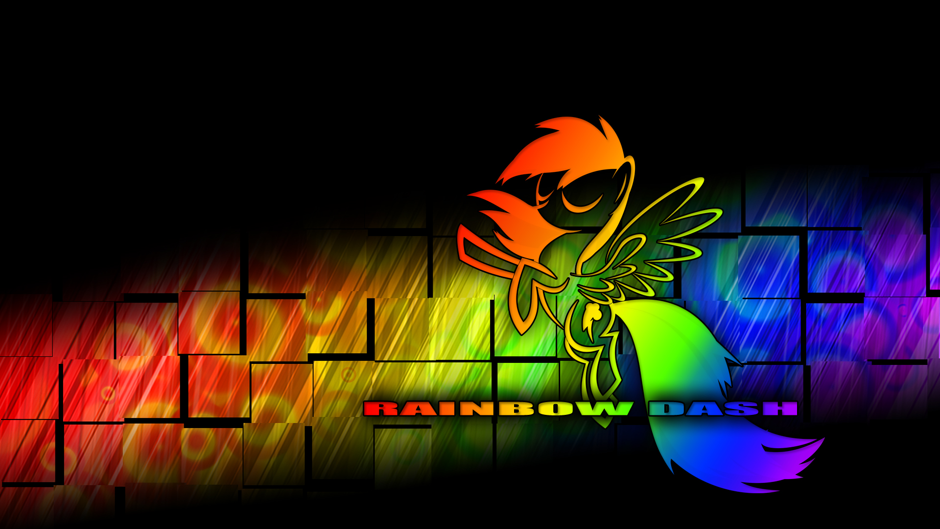 Rainbow Dash Wallpaper by Pappkarton and UP1TER