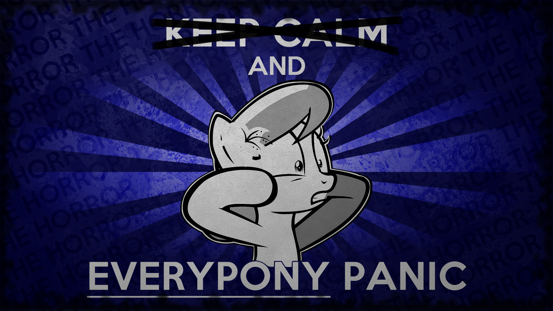 Keep Calm and Panic - Lily Wallpaper by smokeybacon and Takua770