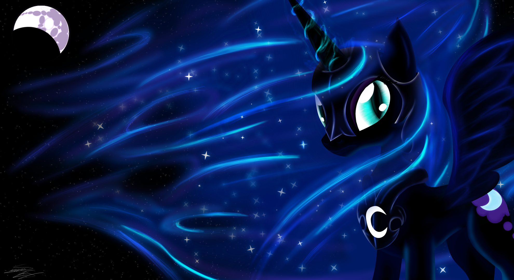 The Darkest Night By Sierraex My Little Pony My Little Wallpaper The Wallpaper Source That Credits Artists
