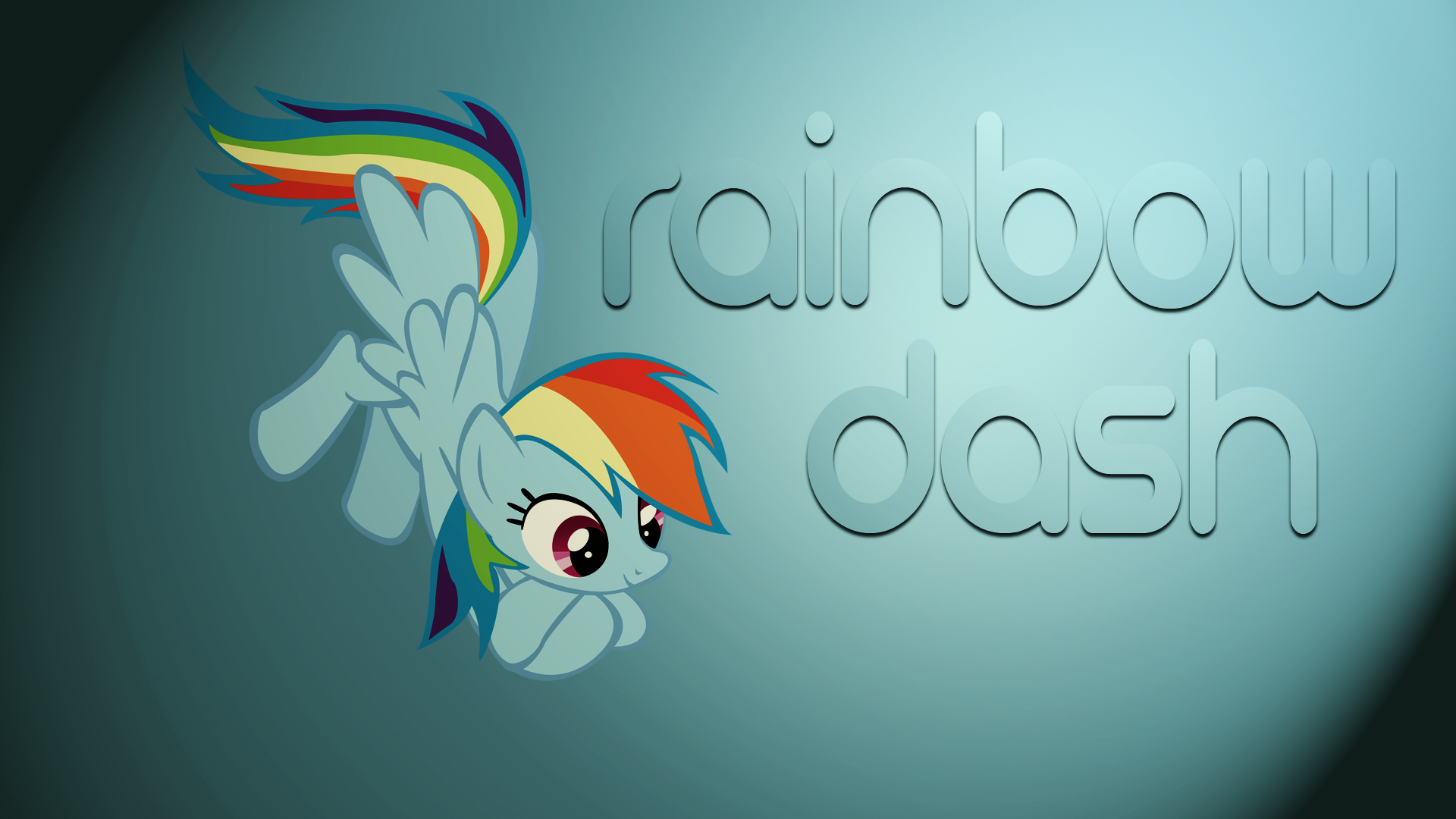 Rainbow Dash wallpaper (2) by SoundmOtion and TheLawn