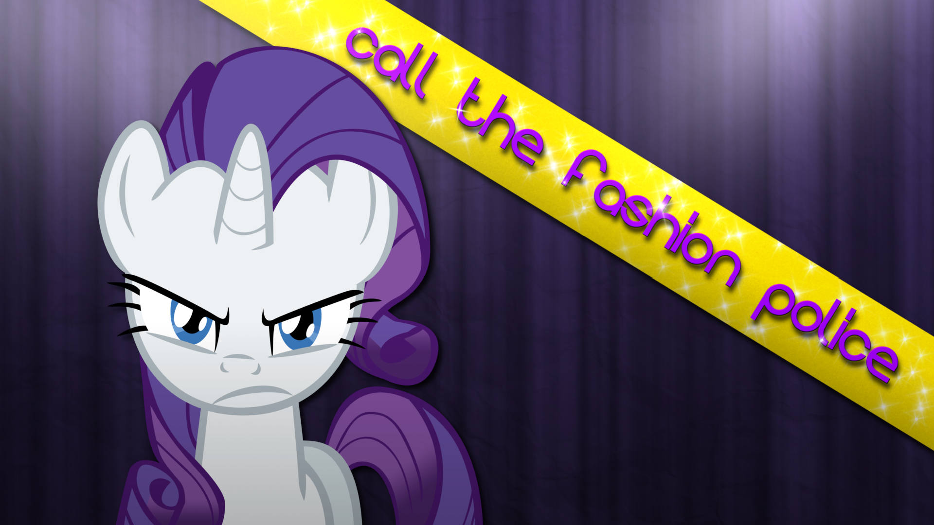 Rarity: Call the fashion police - Wallpaper by Tadashi--kun and TheFlutterKnight