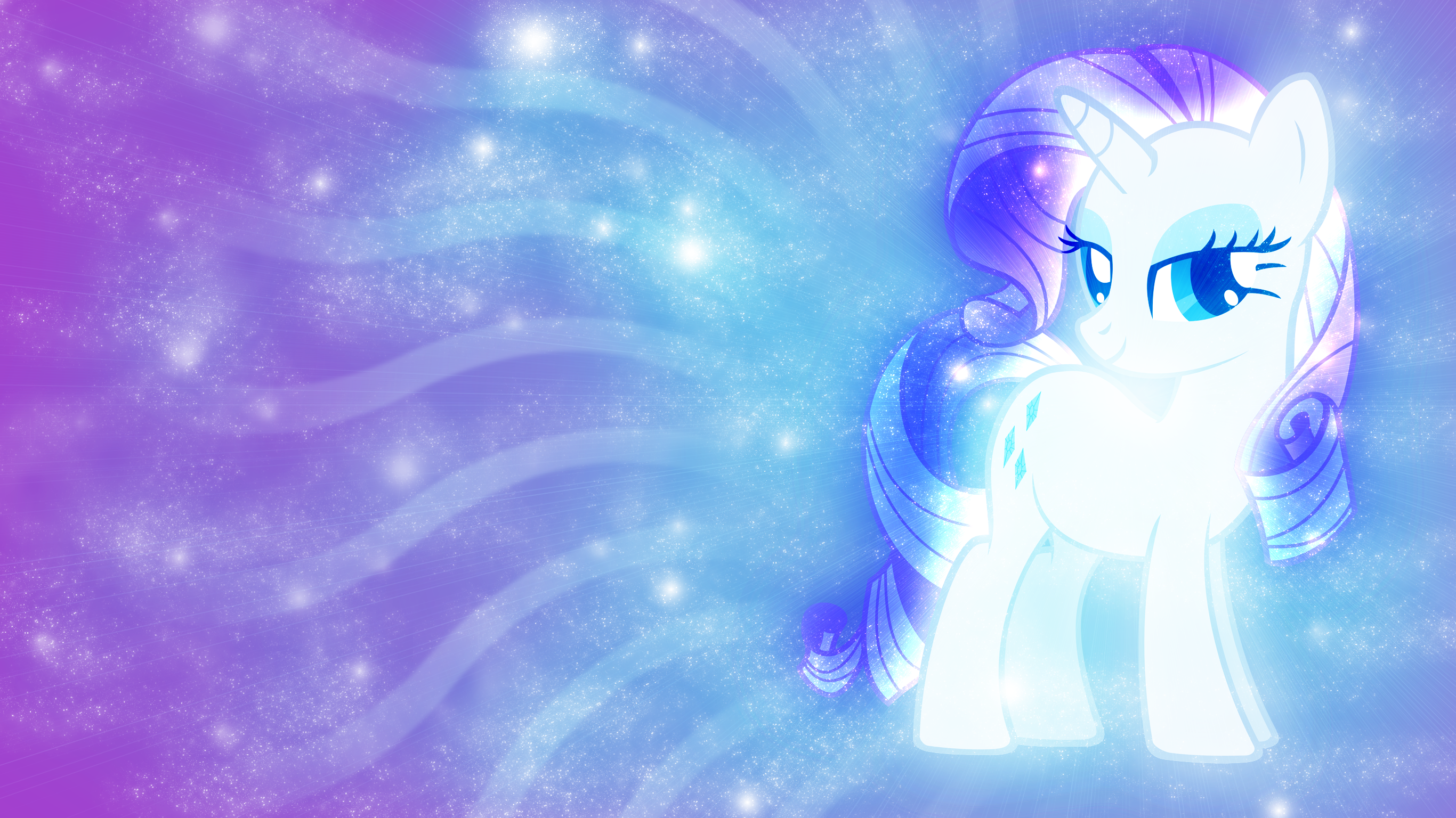 Shiny Rarity Wallpaper by drewdini and piranhaplant1
