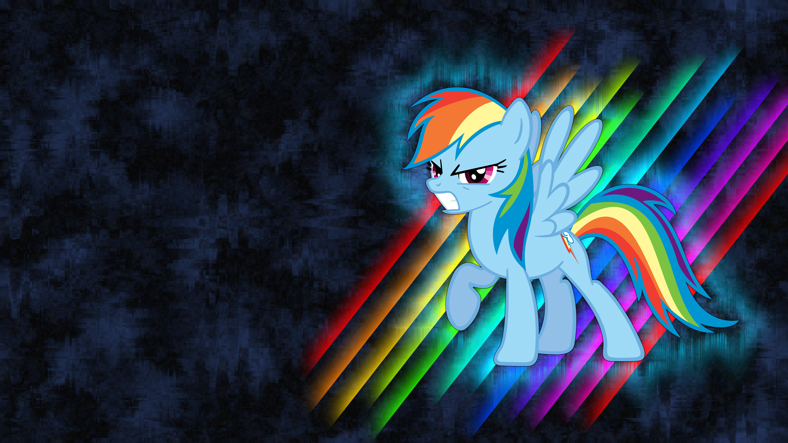 Rainbow Dash Wallpaper by piranhaplant1 and Rayne-Feather