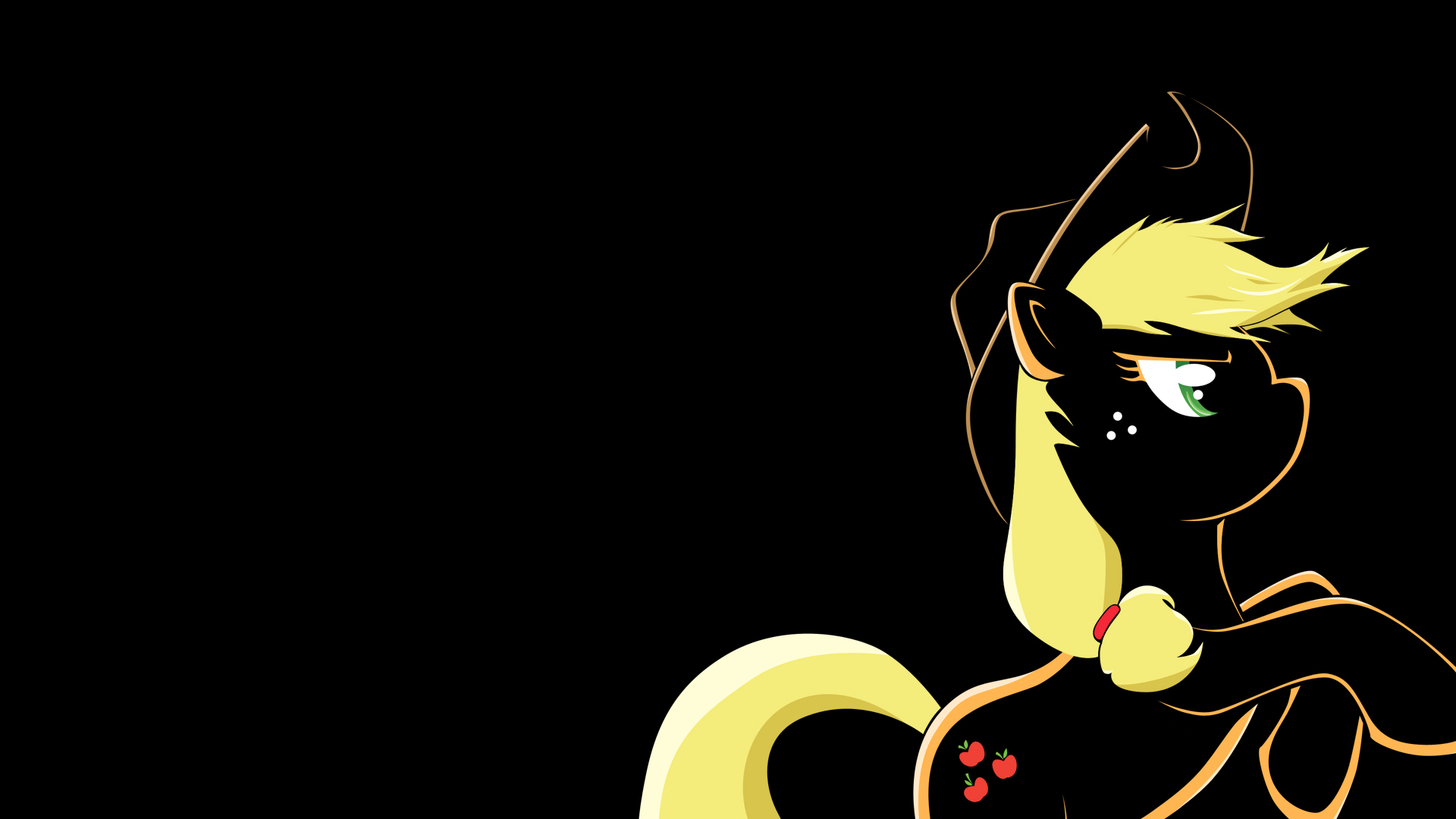 Applejack background by Braukoly