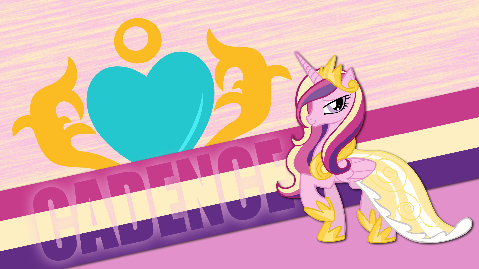 Princess Cadence Wallpaper by aeroyTechyon-X, DraikJack and Pappkarton