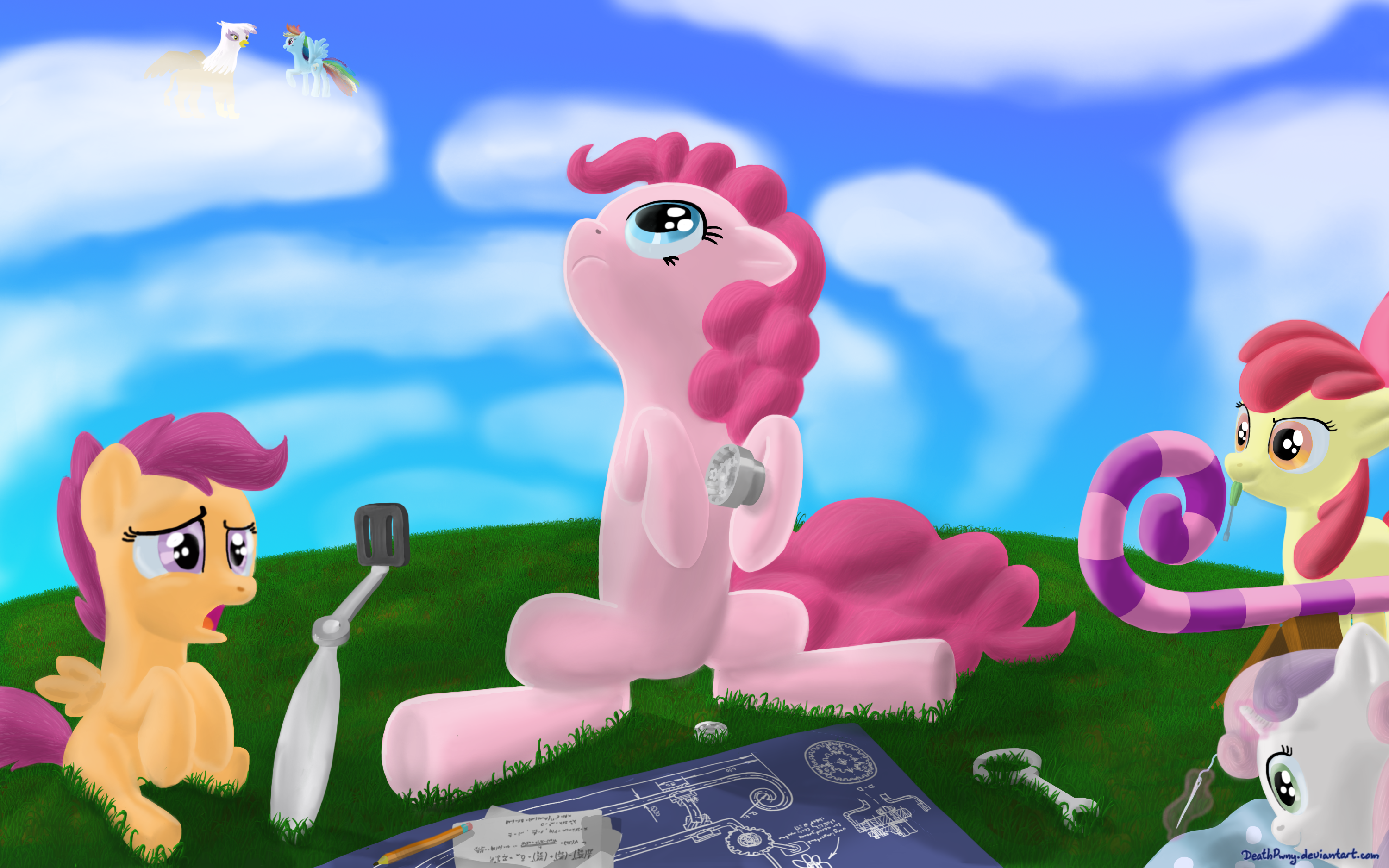 CMC Pinkacopter builders, YAY by DeathPwny